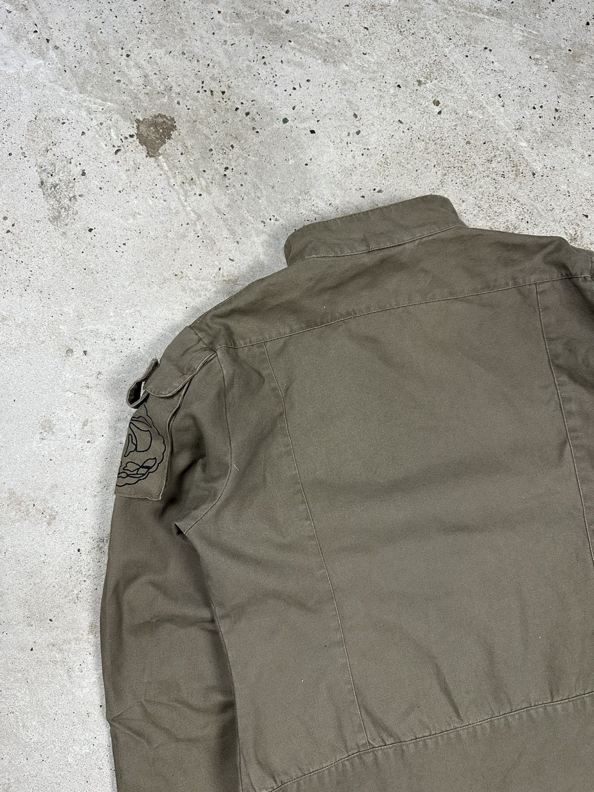 Japanese Brand Vintage Y2K Asymmetrical Utility Light Jacket Army Style Size US S / EU 44-46 / 1 - 13 Thumbnail