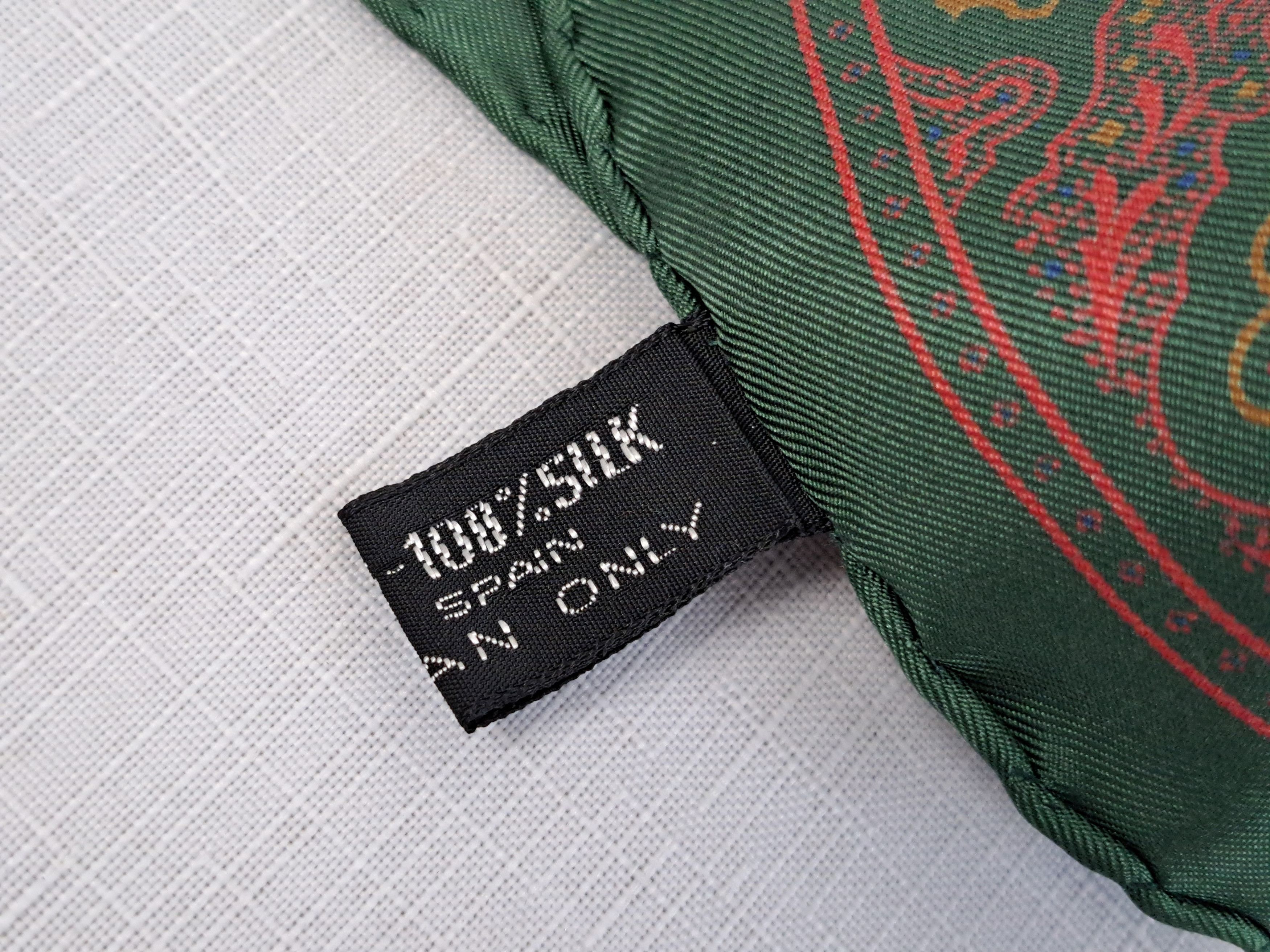 Celine Vintage Celine Paris silk Handkerchief/Pocket Square. Size ONE SIZE - 11 Thumbnail