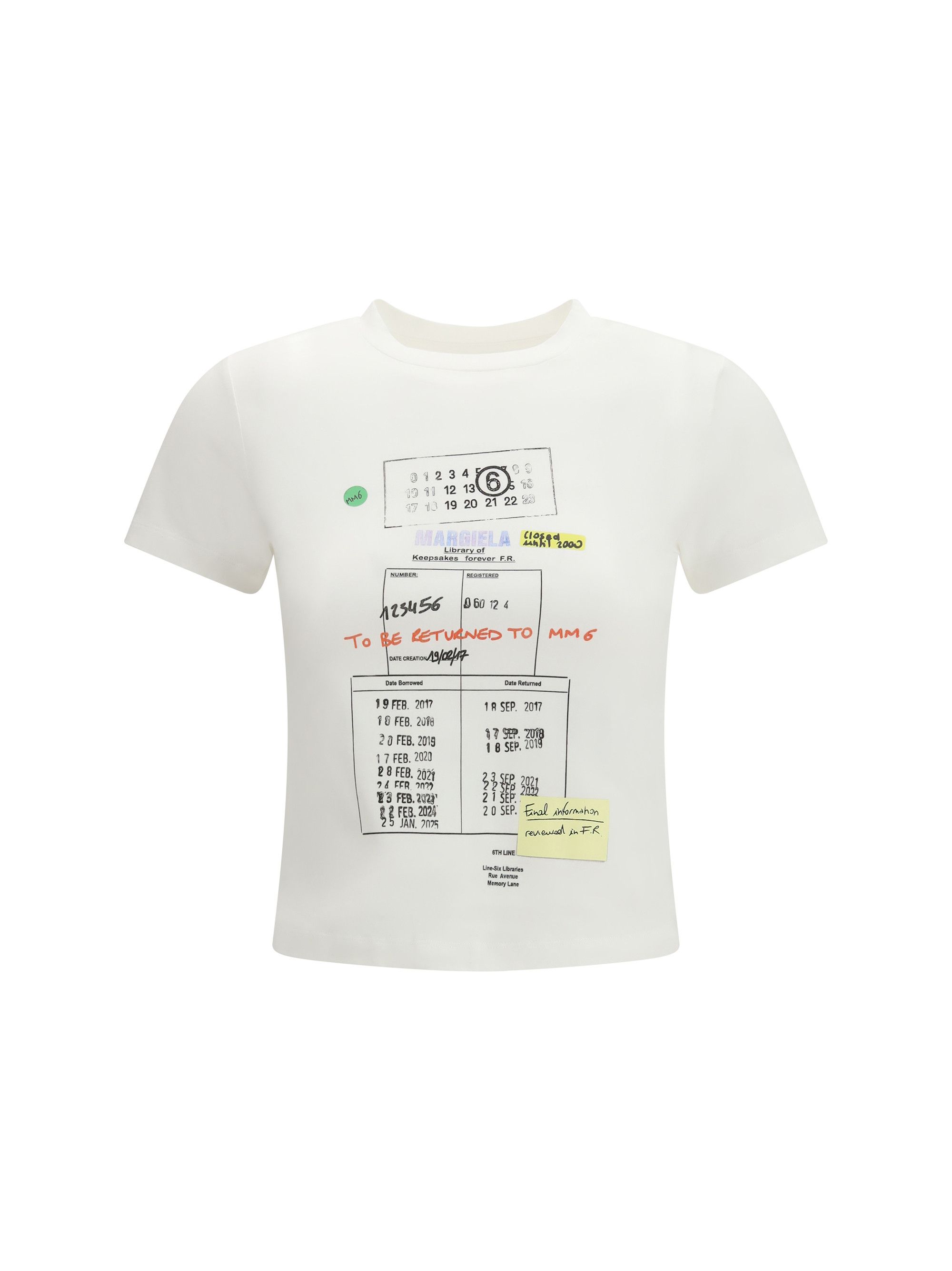 MM6 Cotton T-shirt Size L / US 10 / IT 46 - 1 Thumbnail