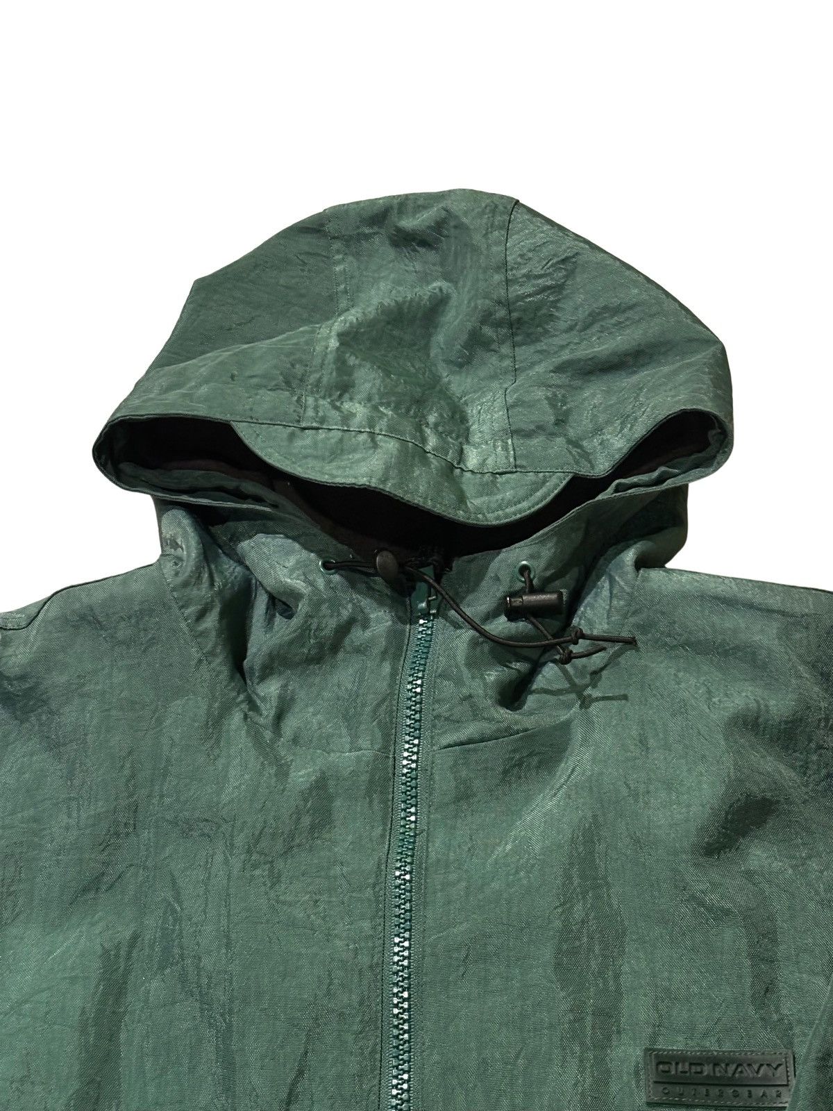 Old Navy Men’s green hoodie windbreaker.0326 Size US XL / EU 56 / 4 - 2 Thumbnail