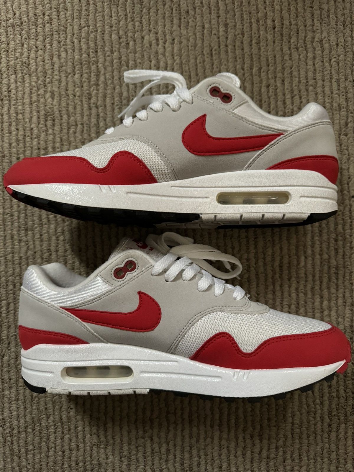 Nike 2017 Nike Air Max 1 Anniversary Red Size US 9 / EU 42 - 2 Thumbnail