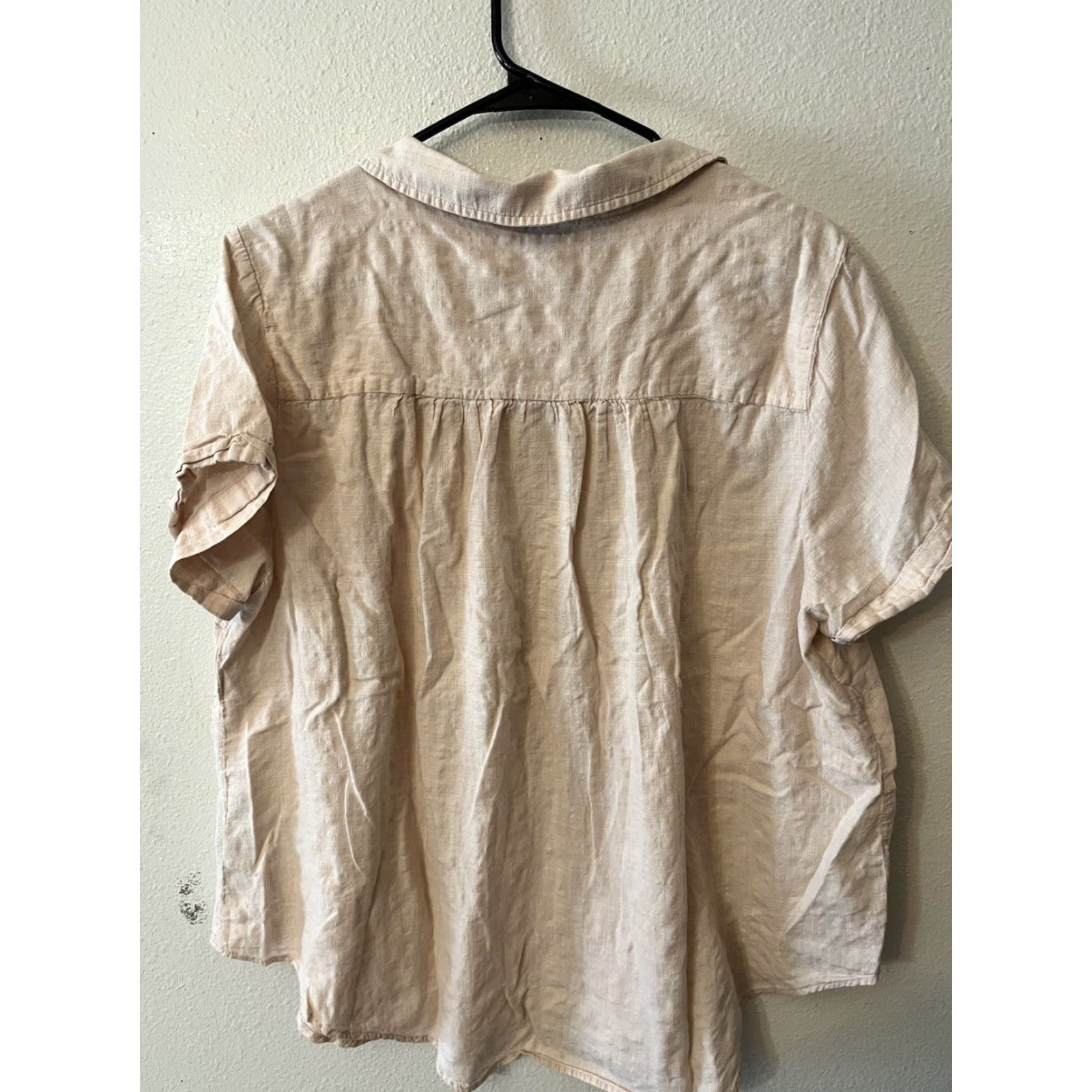Torrid VINTAGE Torrid Women's Plus Shirt 2X Pink Short Sleeve Button-Up Boho Casual Fall Spring Summer Women Size XXL / US 16-18 / IT 52-54 - 2 Thumbnail