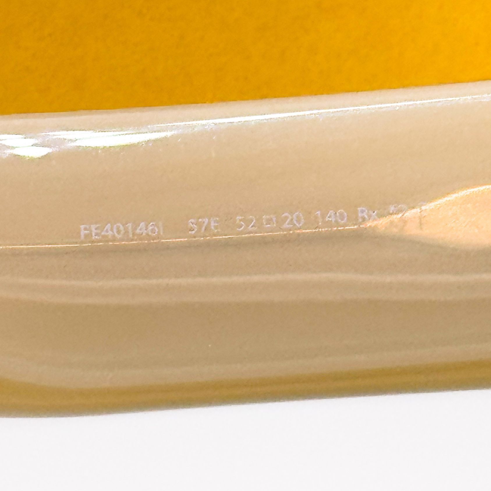 Fendi NEW FENDI SUNGLASSES FE40146I 57E BEIGE WOMEN EYEWEAR Size ONE SIZE - 9 Thumbnail