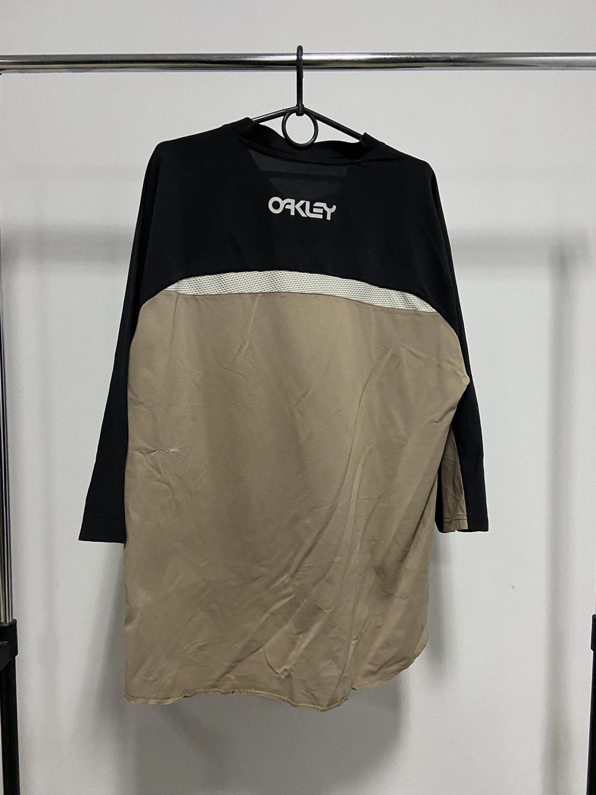 Oakley × Vintage Oakley t shirt big print logo monogram 3/4 sleeve vintage Size US L / EU 52-54 / 3 - 4 Thumbnail