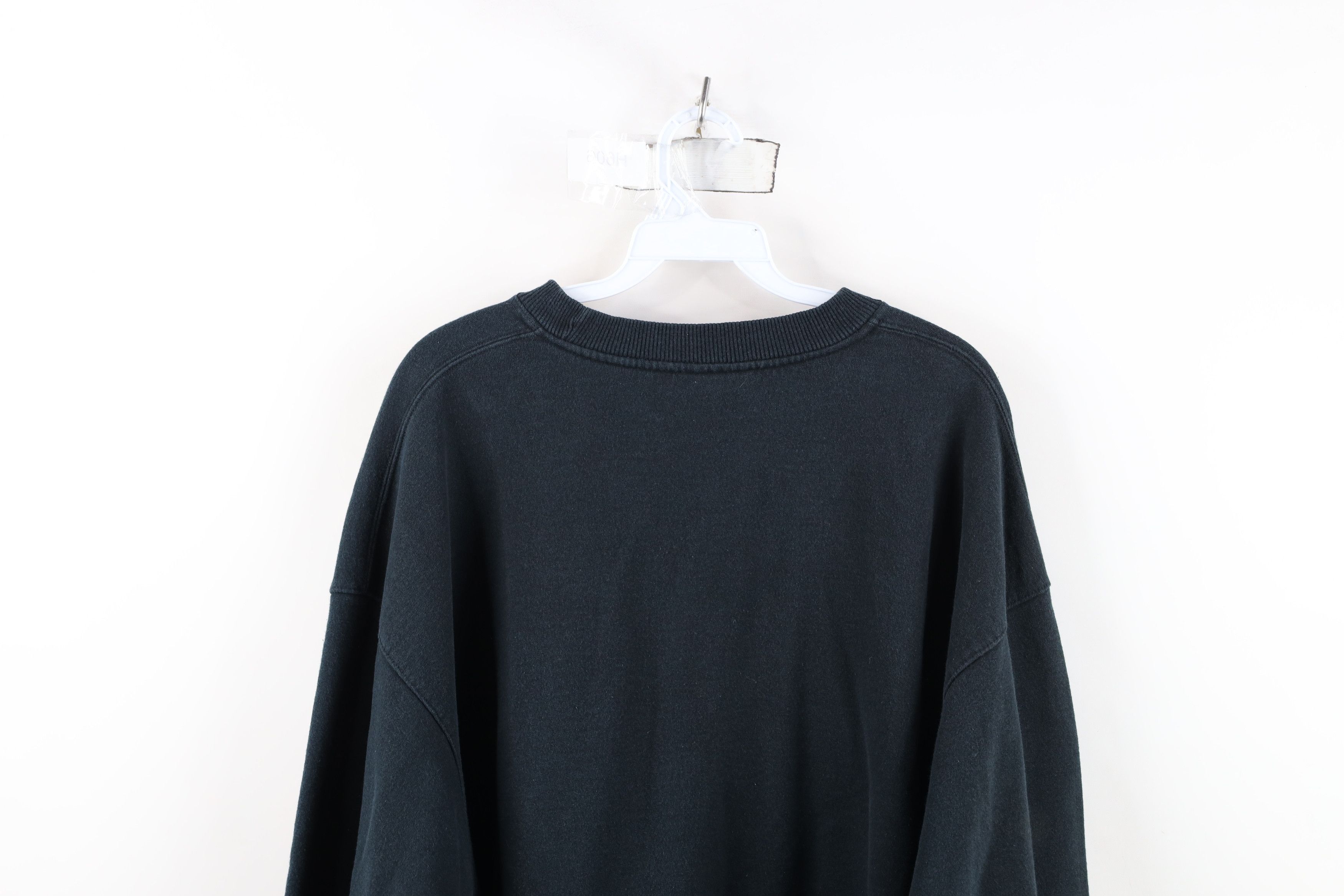 Champion Vintage Champion Faded Monochrome Crewneck Sweatshirt Black Size US XXL / EU 58 / 5 - 13 Thumbnail