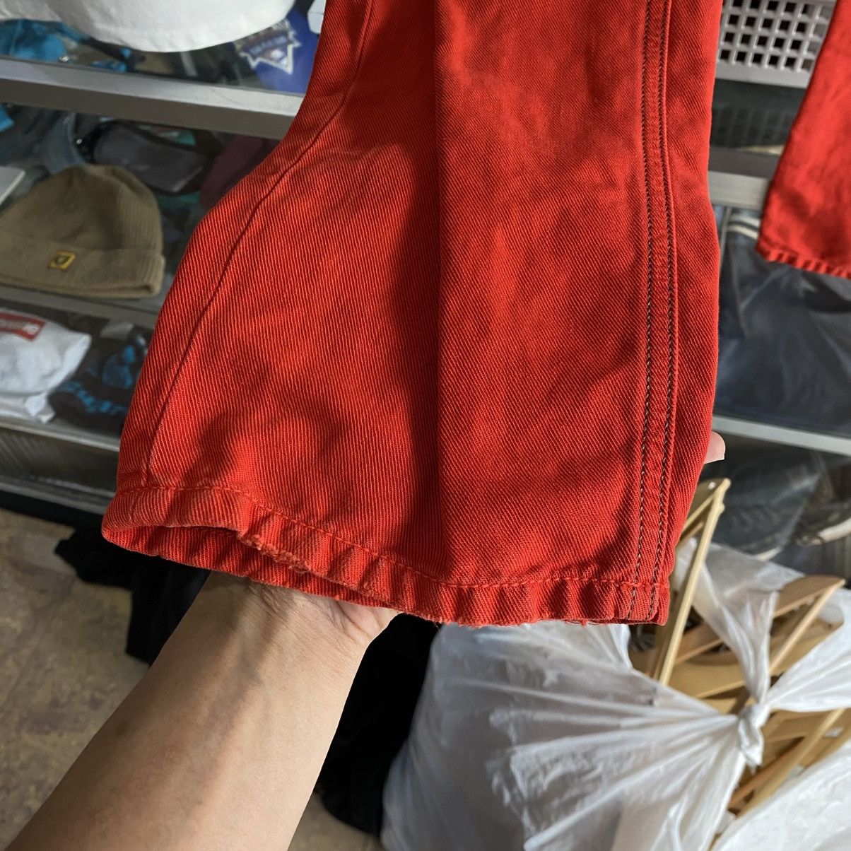 Diesel Diesel Krayver Vintage Red Distressed Jeans Size US 34 / EU 50 - 7 Thumbnail
