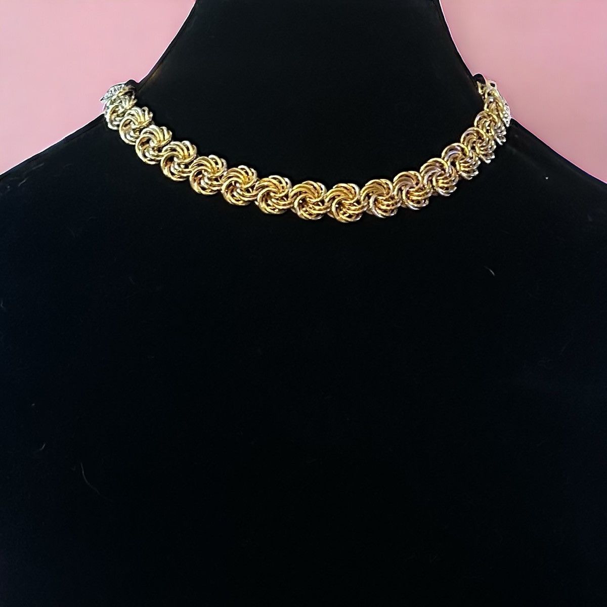 Vintage Vintage swirly link chain necklace Size ONE SIZE - 1 Thumbnail