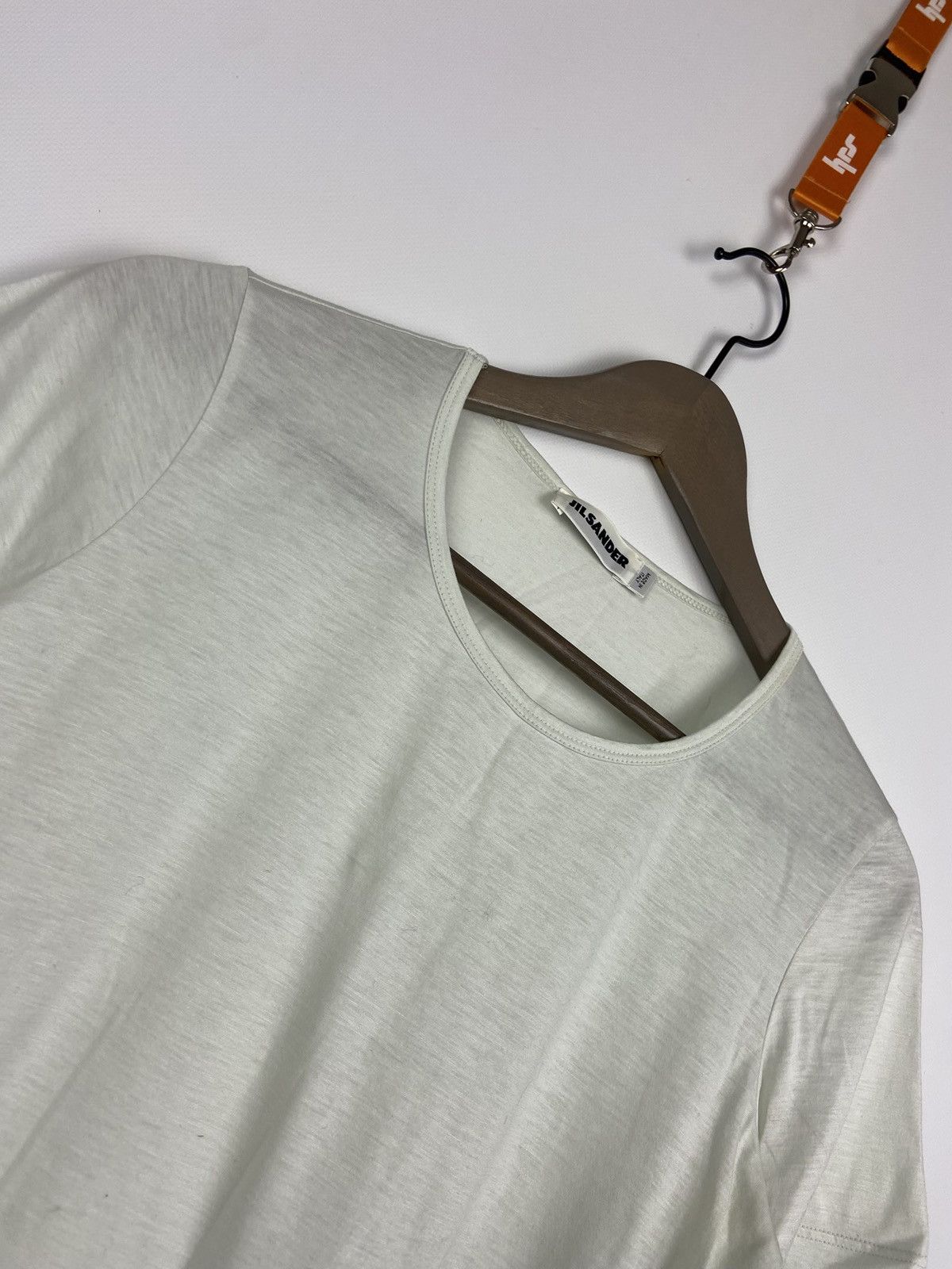Jil Sander Jil Sander Women's Cream Crew Neck T-Shirt Sz S Size S / US 4 / IT 40 - 8 Thumbnail