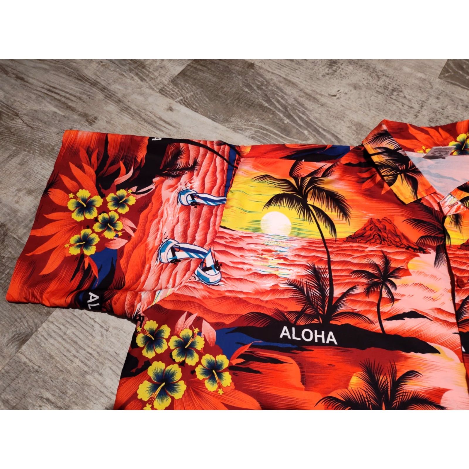 Vintage LA LEELA La Leela Hawaiian Mens Short Sleeve Button Down Shirts 2XL XXL USA Made Boxy Size US XXL / EU 58 / 5 - 5 Thumbnail