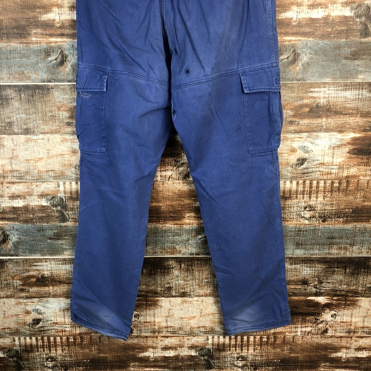 Other DL Woods Blue Cargo Multipocket Pants #C619 Size US 31 - 16 Thumbnail