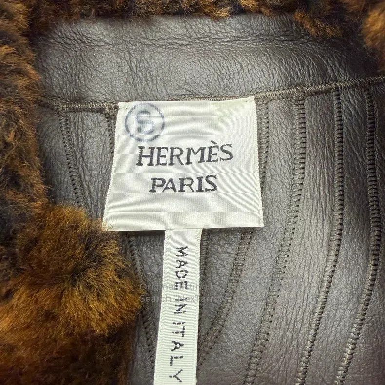 Hermes Hermes Gold Brown Lamb Fur Vest Size XXS / US 00 / IT 34 - 3 Thumbnail
