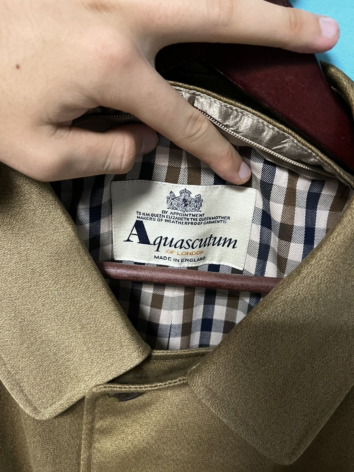 Aquascutum × Vintage Aquascutum Man's Vintage coat Size US L / EU 52-54 / 3 - 5 Thumbnail