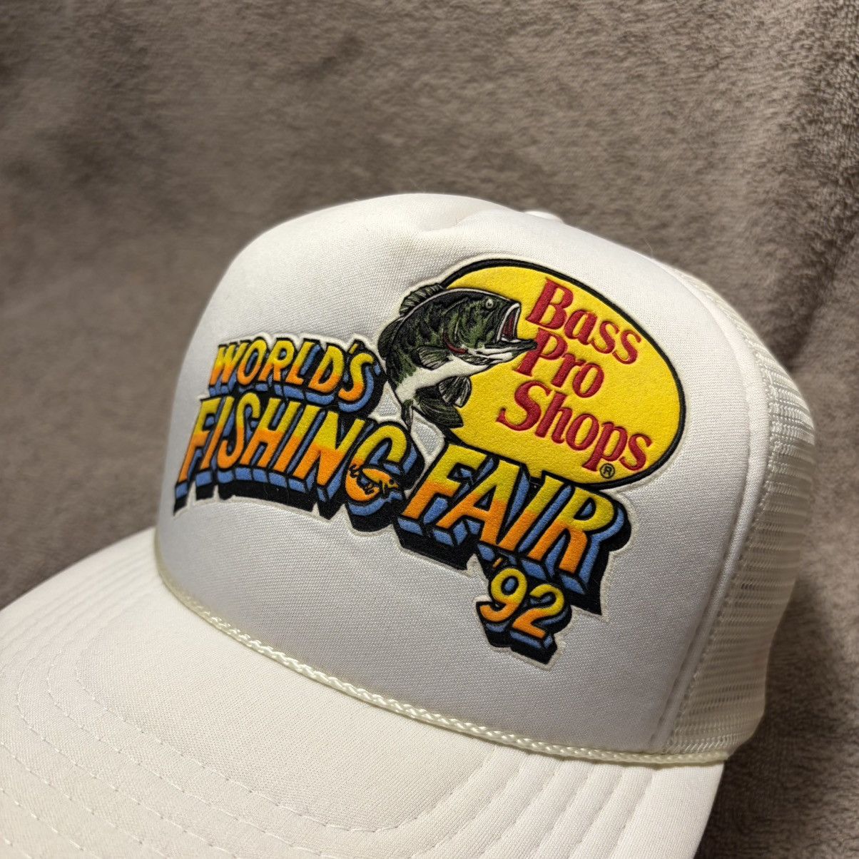 Bass Pro Shops Vintage 90s Bass Pro Shop Fishing Fair SnapBack Trucker Hat Size ONE SIZE - 5 Thumbnail