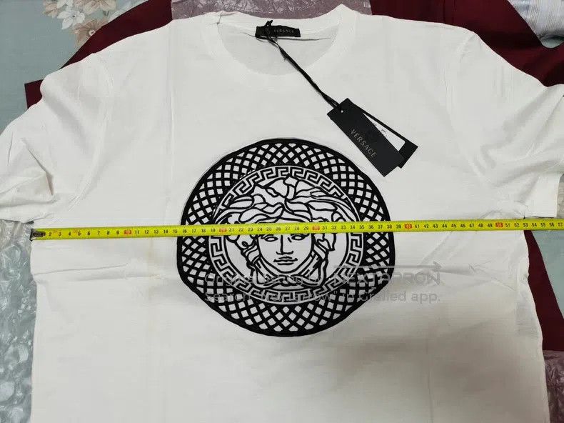 Versace Versace White short sleeves Size US L / EU 52-54 / 3 - 3 Thumbnail
