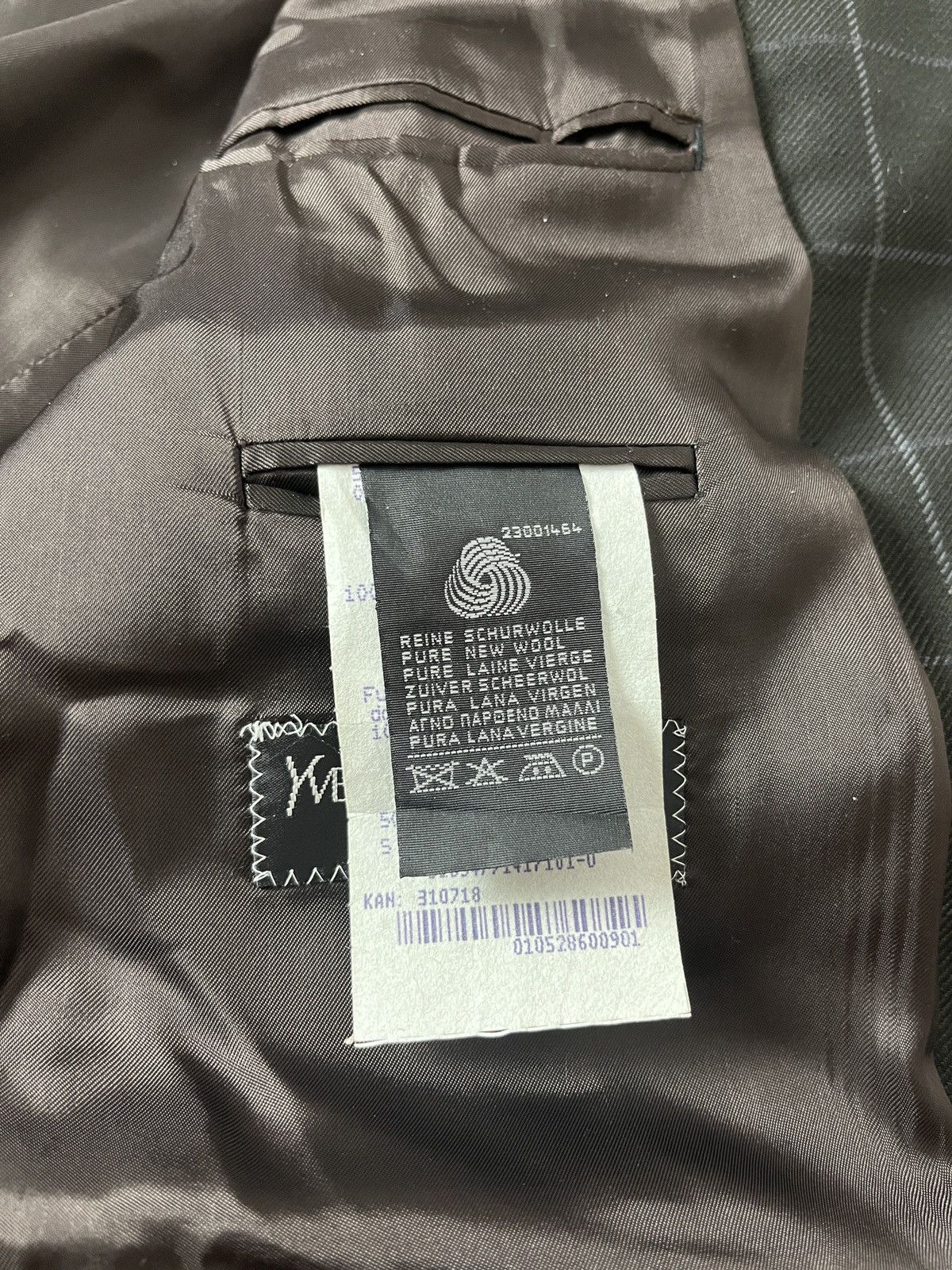 Yves Saint Laurent Vintage Yves Saint Laurent Blazer Checked Luxury YSL Size 52R - 8 Thumbnail