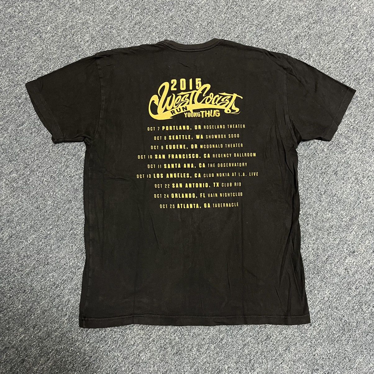 Rap Tees × Young Thug Young Thug West Coast Tour YSL Record Tshirt Size US L / EU 52-54 / 3 - 5 Thumbnail