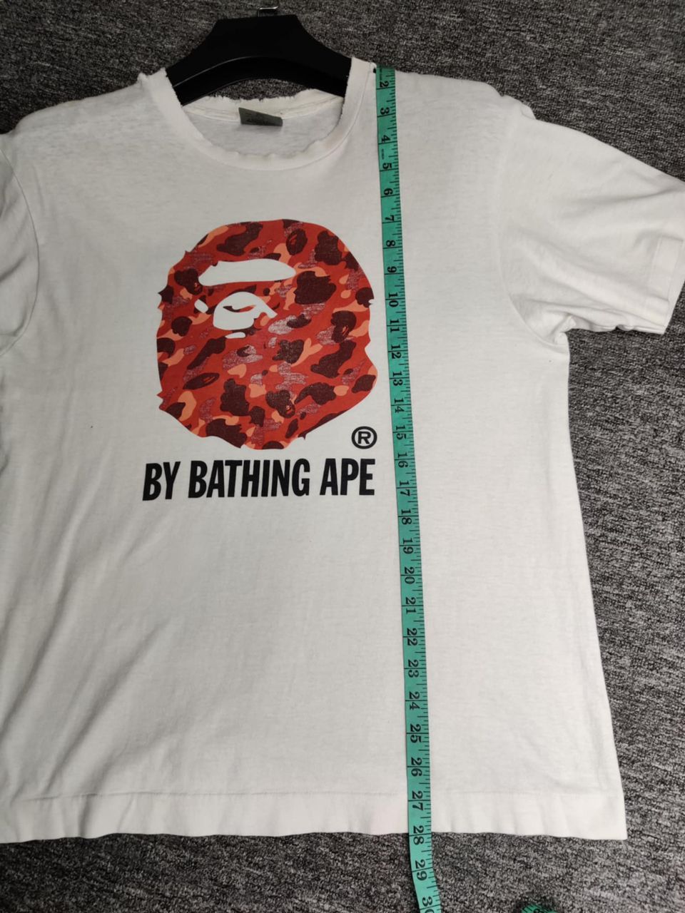 Bape Thrashed Vintage 90s A Bathing Ape Distressed Tee Tshirt Size US M / EU 48-50 / 2 - 13 Thumbnail