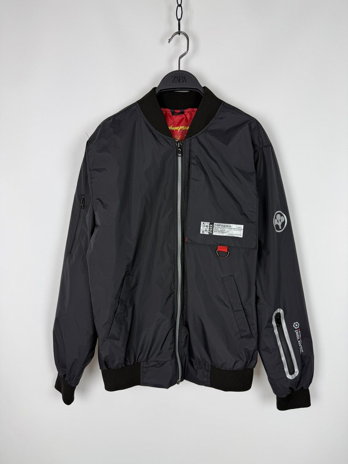 Other CD Projekt Red Cyberpunk 2077 Official Arasaka Nylon Bomber Size US M / EU 48-50 / 2 - 1 Thumbnail