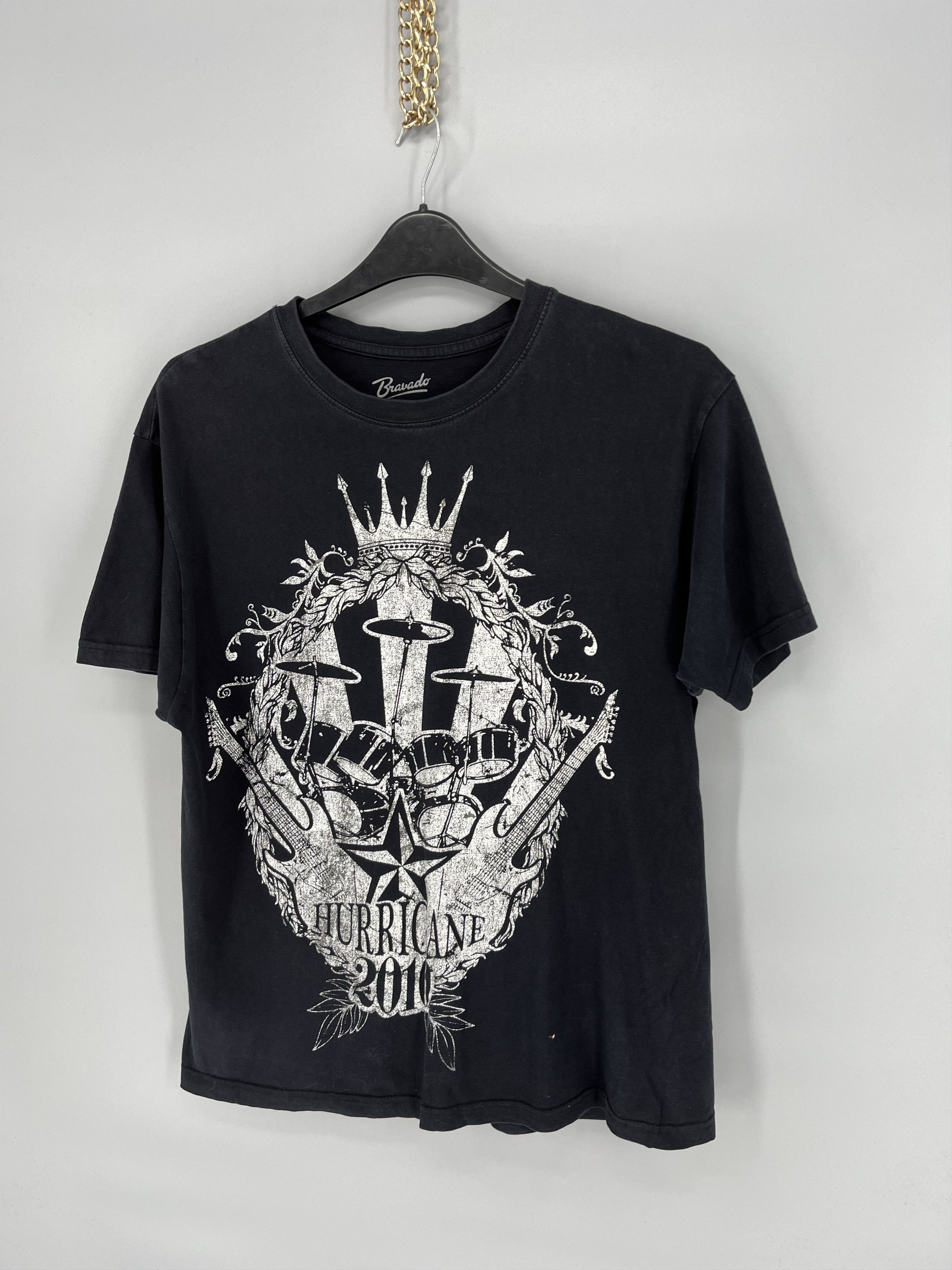Band Tees Vintage Y2K Hurricane Over Yhe Edge Band Tees Size US L / EU 52-54 / 3 - 3 Thumbnail
