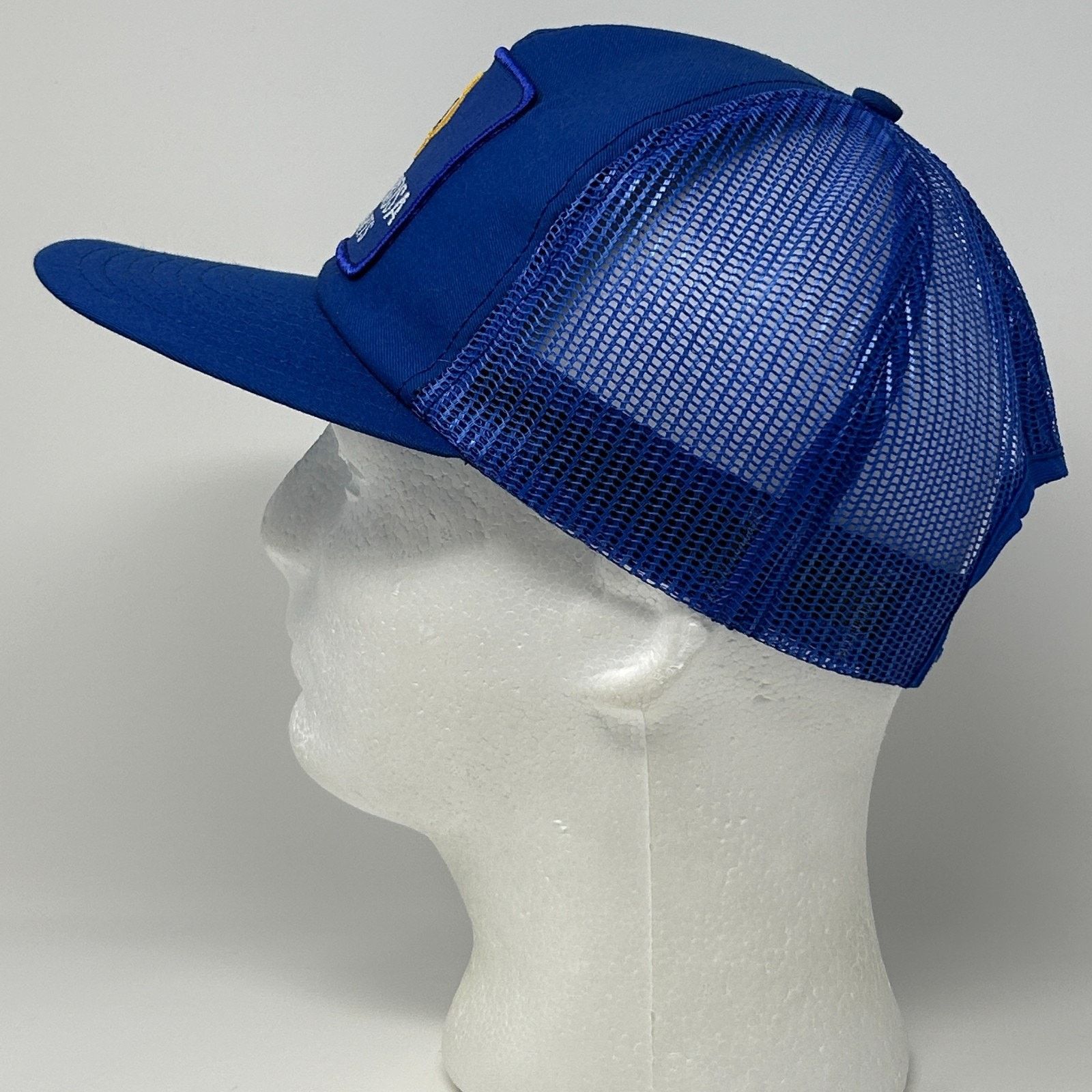 Vintage Vintage 80s NAPA Auto Parts Santa Rosa Trucker Hat Cap Blue Size ONE SIZE - 6 Thumbnail