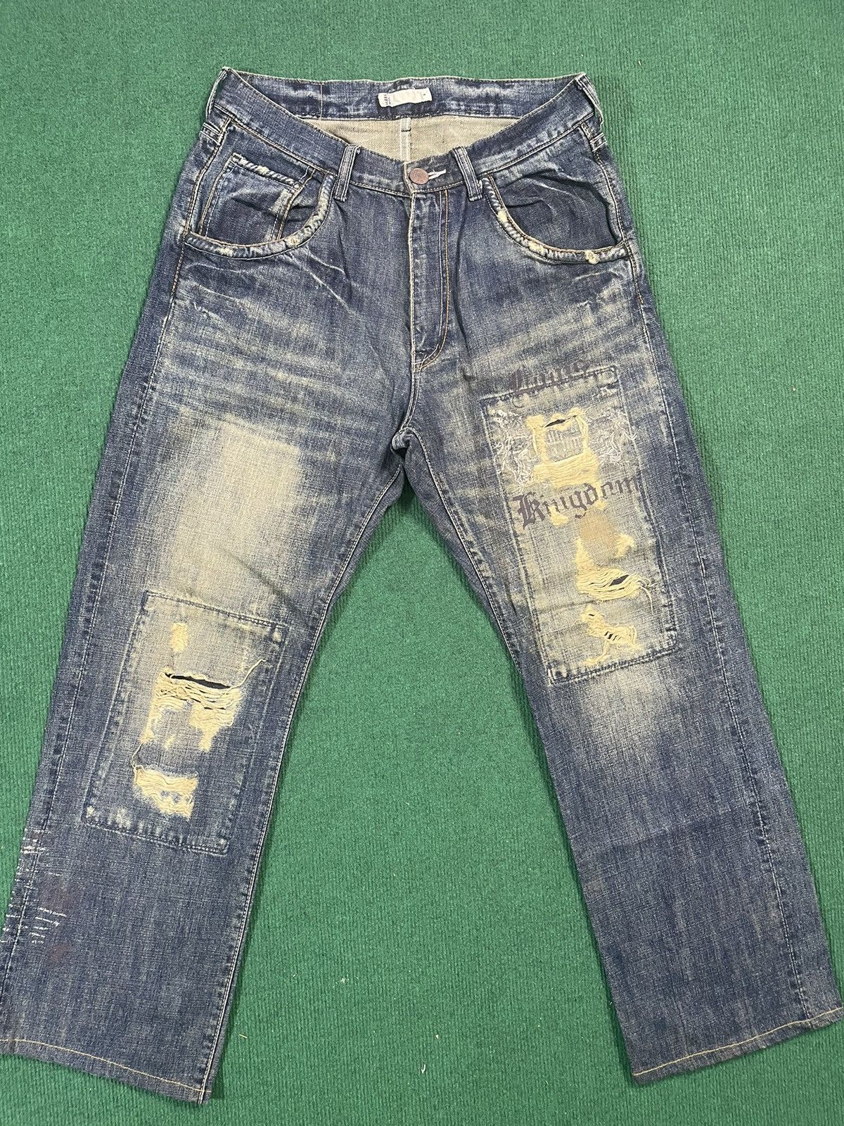 Global Work Vintage Distressed Global Work Japanese Jeans Size US 32 / EU 48 - 2 Thumbnail