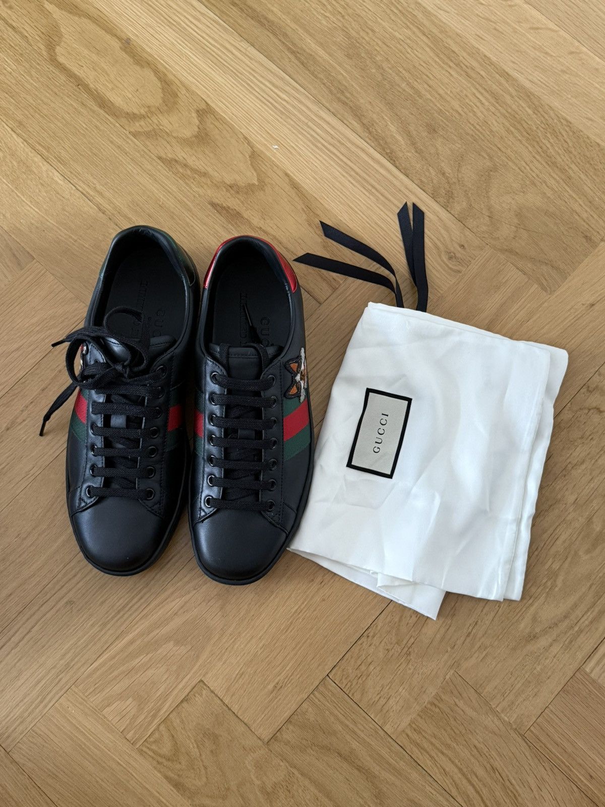 Gucci Gucci Ace Limited Edition Dog Sneaker Brandnew Sz.6 Size US 9 / IT 39 - 10 Thumbnail