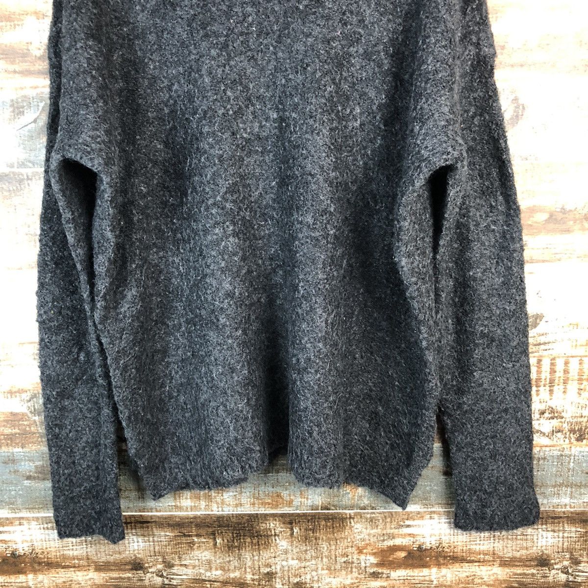 Homespun Knitwear × Uniqlo Uniqlo mohair Grey Knitwear #A2217 Size US M / EU 48-50 / 2 - 6 Thumbnail