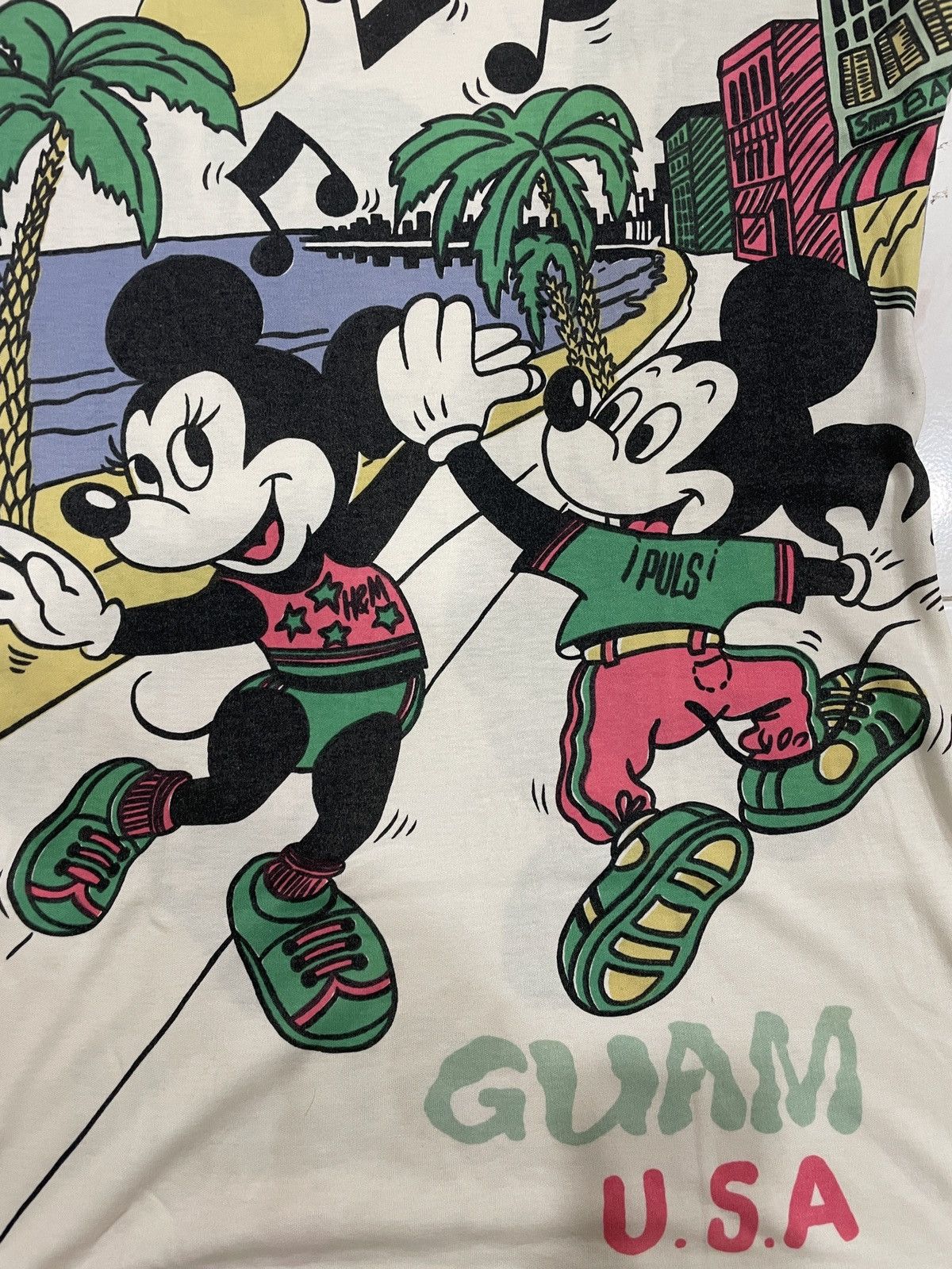 Disney Vintage Mickey Mouse Guam Aloha Hawaii Sleeveless size M Size US M / EU 48-50 / 2 - 6 Thumbnail