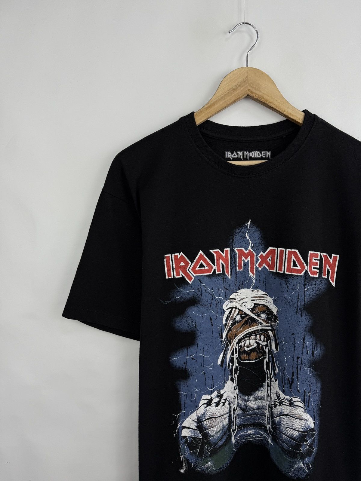 Iron Maiden 🇬🇧☠️ Iron Maiden World Slavery Tour 1984 85 Reprint 2022 Tee Size US L / EU 52-54 / 3 - 3 Thumbnail