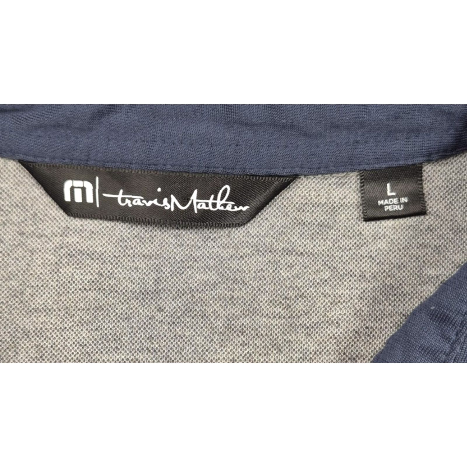TravisMathew TravisMathew Polo Golf Shirt Mens Large Gray Pima Cotton Blend Casual Knit Shirt Size US L / EU 52-54 / 3 - 4 Thumbnail