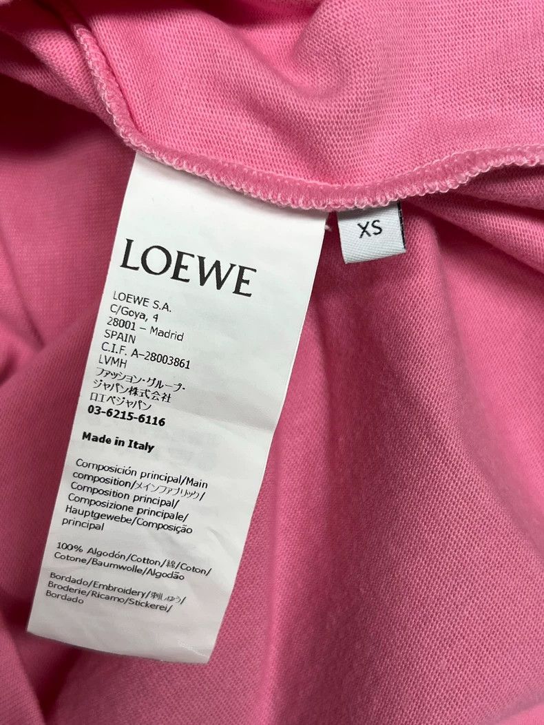Loewe LOEWE Solid color large Logo short sleeve T-shirt Size XS / US 0-2 / IT 36-38 - 5 Thumbnail