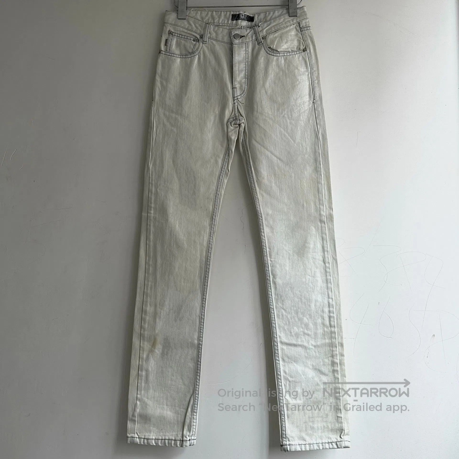 Raf by Raf Simons raf simons 07ss brush denim pants size 30. Size US 30 / EU 46 - 1 Thumbnail