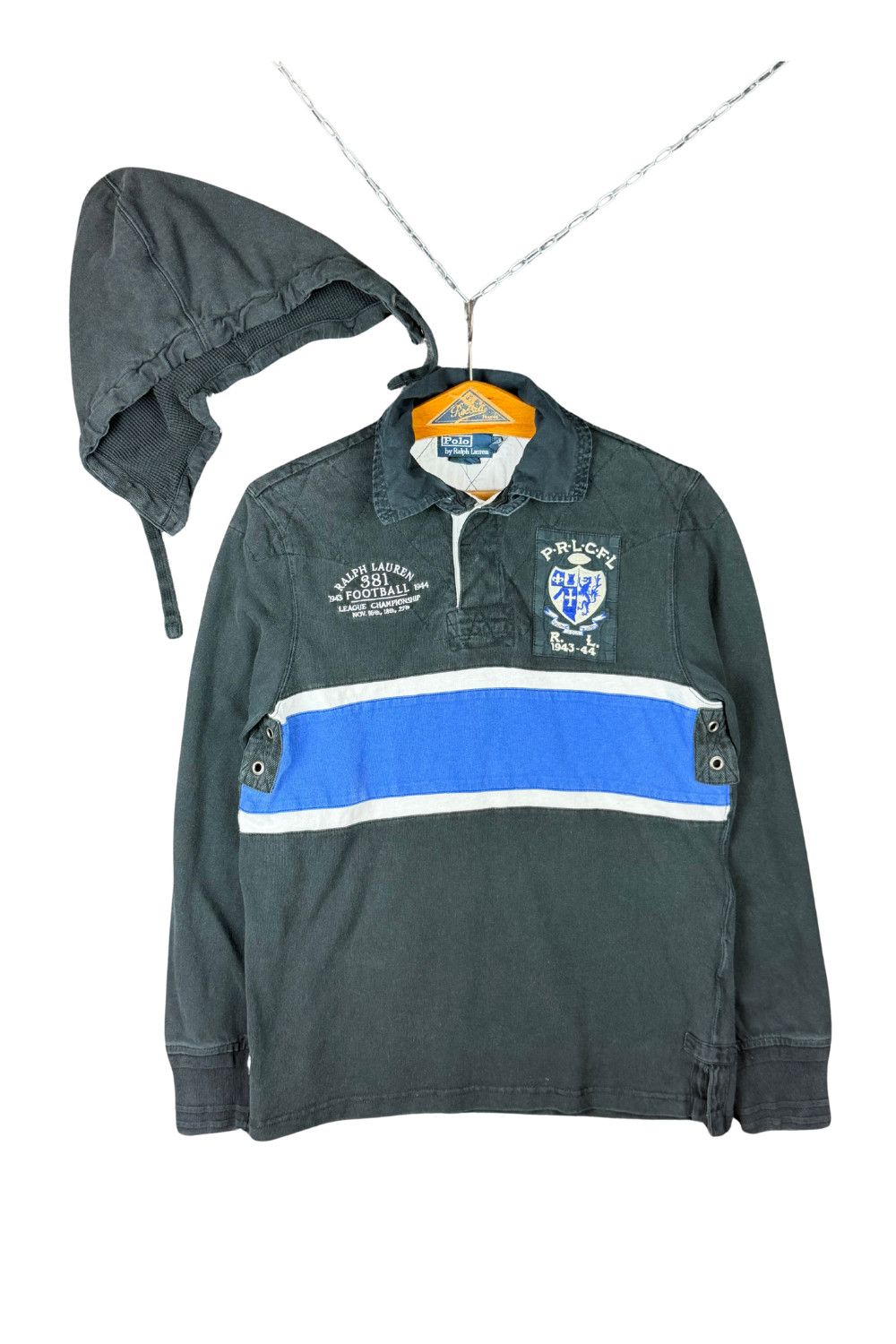 Polo Ralph Lauren RL “RLPC 1943–44” Football Hooded Rugby – Custom Fit S Size US S / EU 44-46 / 1 - 1 Thumbnail