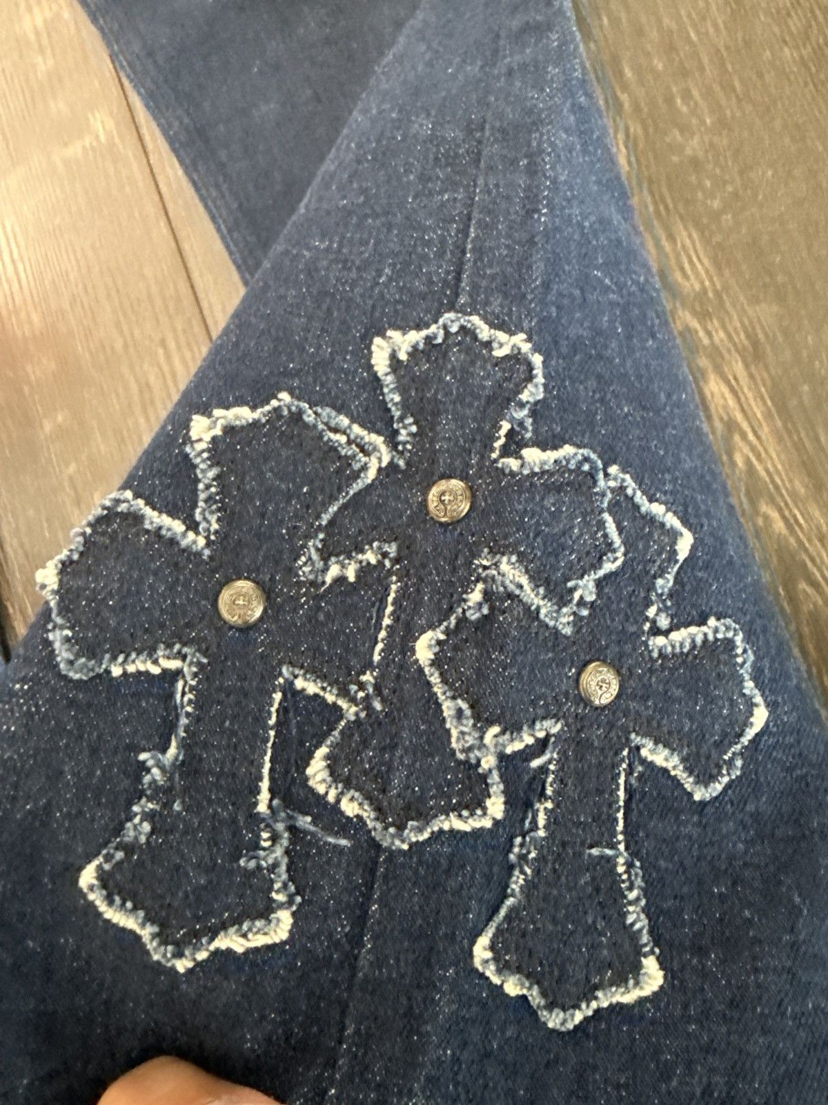 Chrome Hearts Chrome Hearts Bootcut Patch Jeans Size 32" / US 10 / IT 46 - 10 Thumbnail