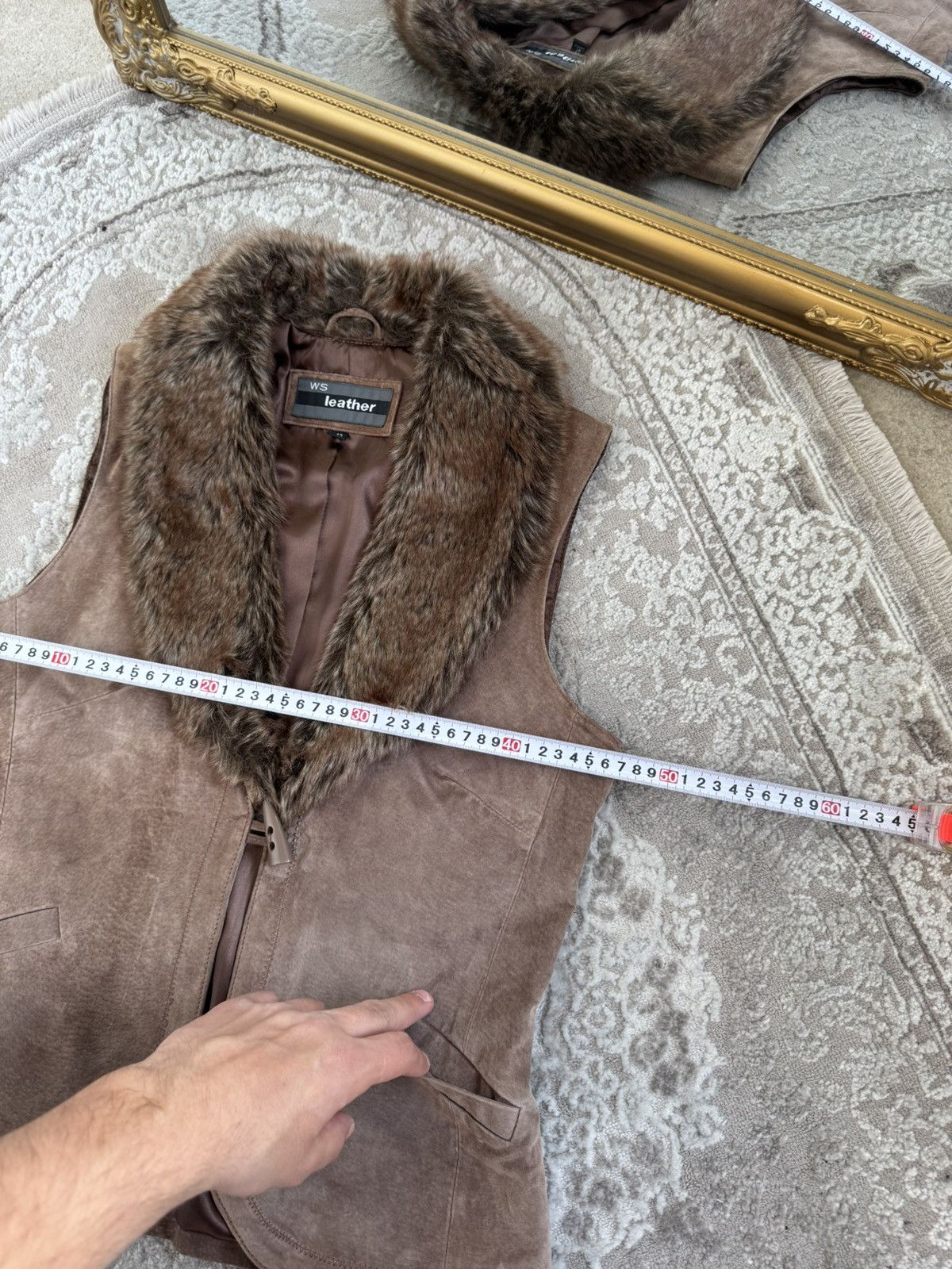 If Six Was Nine Vintage Vest-Jacket Fur/Leather Rick Owens LGB Style Size XL / US 12-14 / IT 48-50 - 5 Thumbnail
