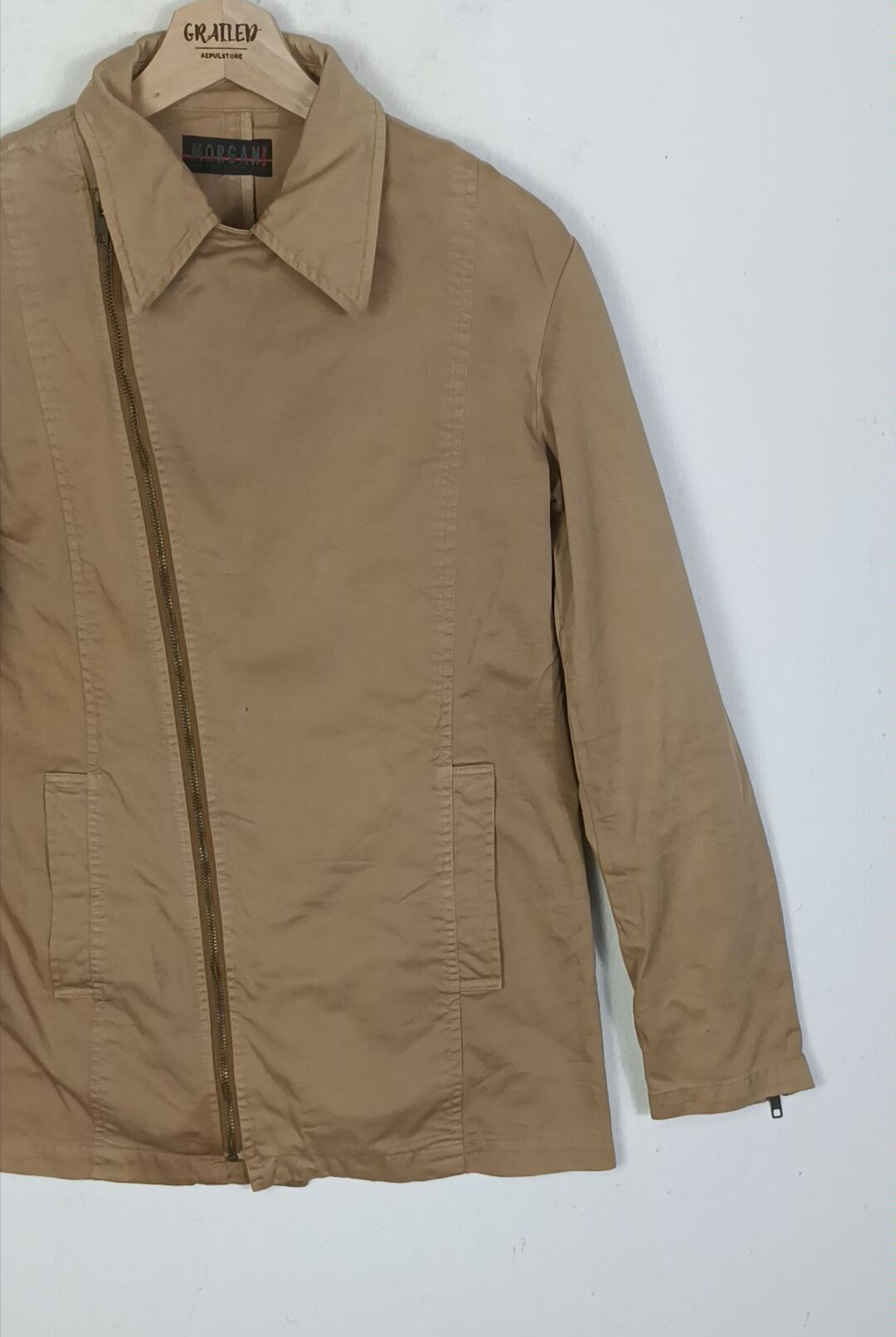 Morgan Homme Morgan Homme Asymmetrical Zipper Jacket Size US M / EU 48-50 / 2 - 5 Thumbnail