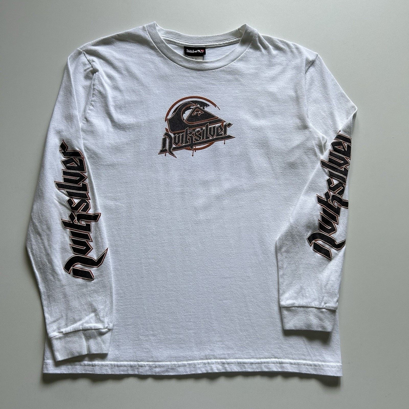 Quiksilver Vintage Y2K Quiksilver T Shirt Long Sleeve XSWhite Surf Logo Size US XS / EU 42 / 0 - 1 Thumbnail