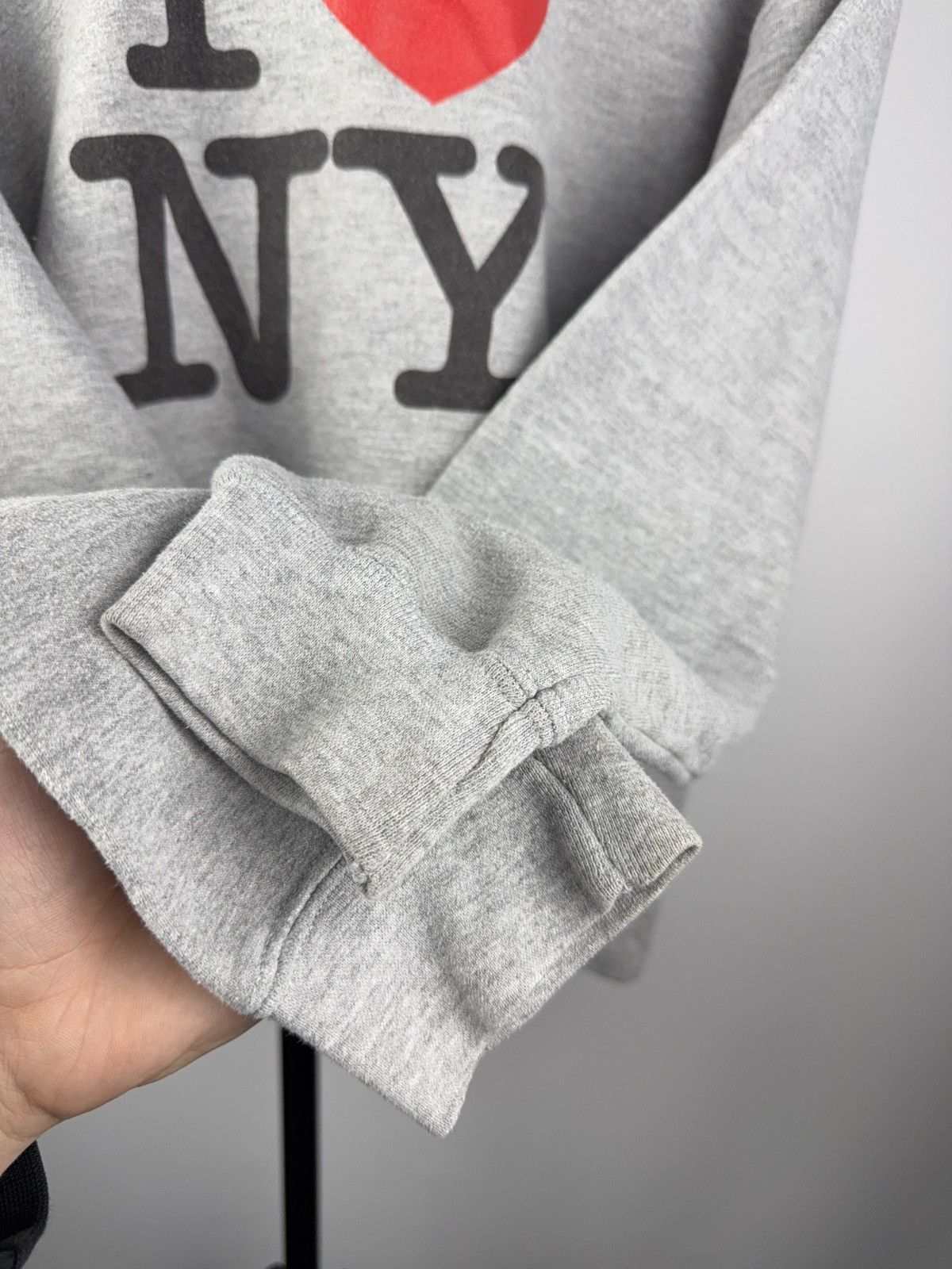 I Love NY × Vintage VINTAGE 00s USA Y2K "I LOVE NY" BOXY FIT HOODIE Size US M / EU 48-50 / 2 - 6 Thumbnail