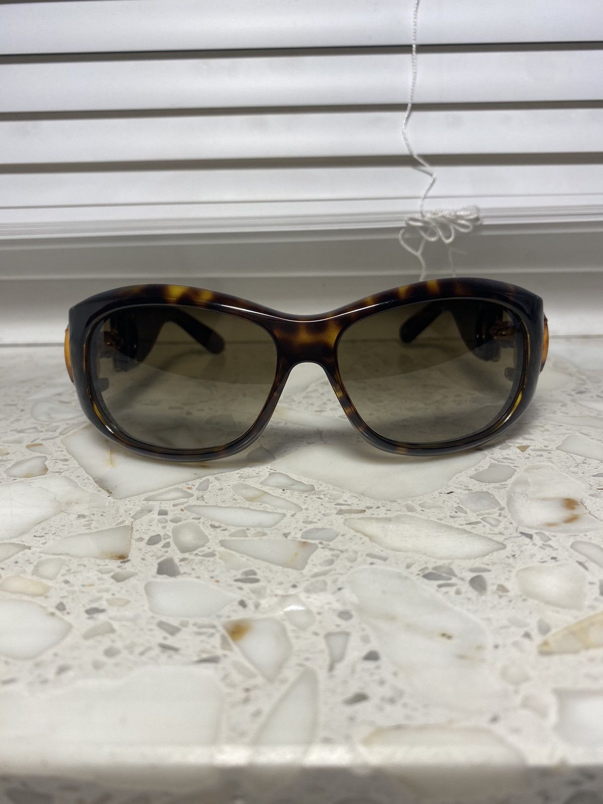Gucci × Vintage Logo Bamboo Vintage Gucci Sunglasses Size ONE SIZE - 4 Thumbnail