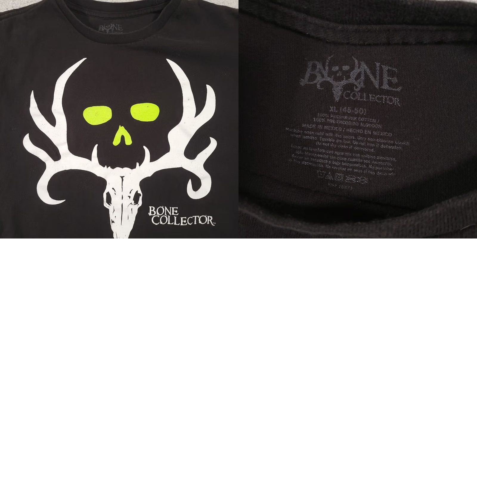 Bones Bone Collector Mens XL Black Short Sleeve Shirt Size US XL / EU 56 / 4 - 8 Thumbnail
