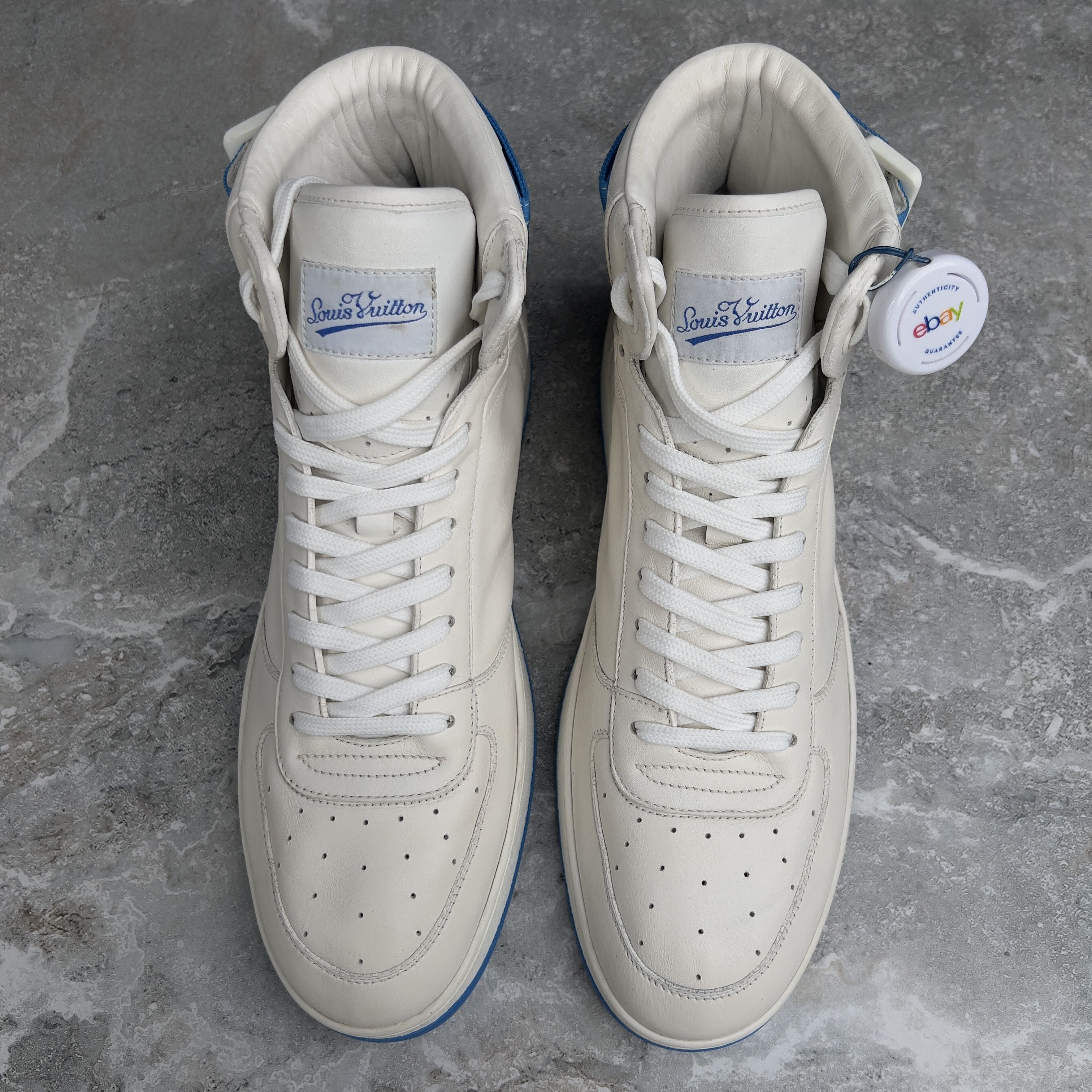 Louis Vuitton Louis Vuitton Rivoli High Top Sneakers Leather Size US 9 / EU 42 - 4 Thumbnail