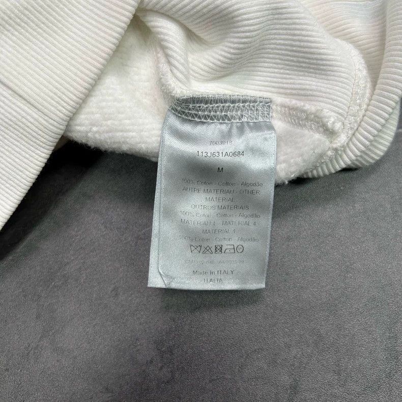 Dior Dior White Logo Hooded Sweatshirt-2506 Size US M / EU 48-50 / 2 - 4 Thumbnail