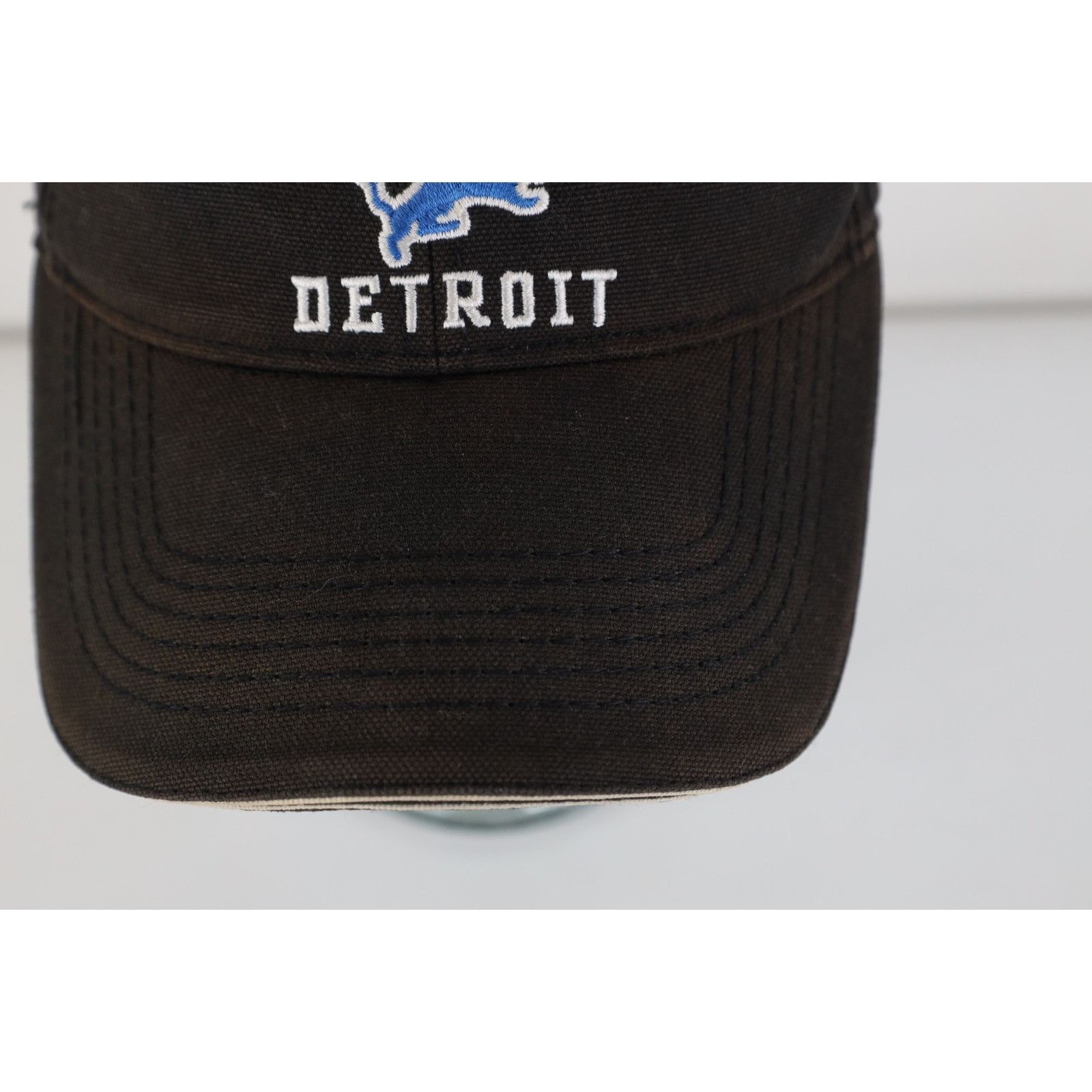 Vintage Vintage Distressed Block Letter Detroit Lions Football Hat Size ONE SIZE - 3 Thumbnail