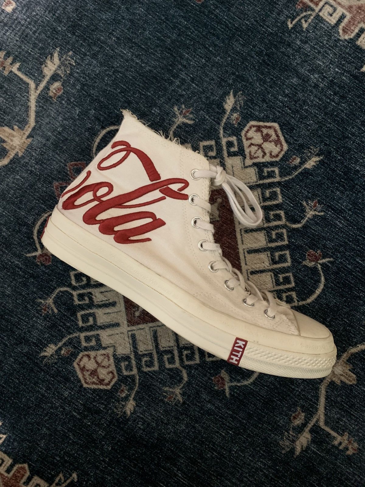 Coca Cola 2018 Kith Coca Cola Converse (White) Size US 11.5 / EU 44-45 - 2 Thumbnail