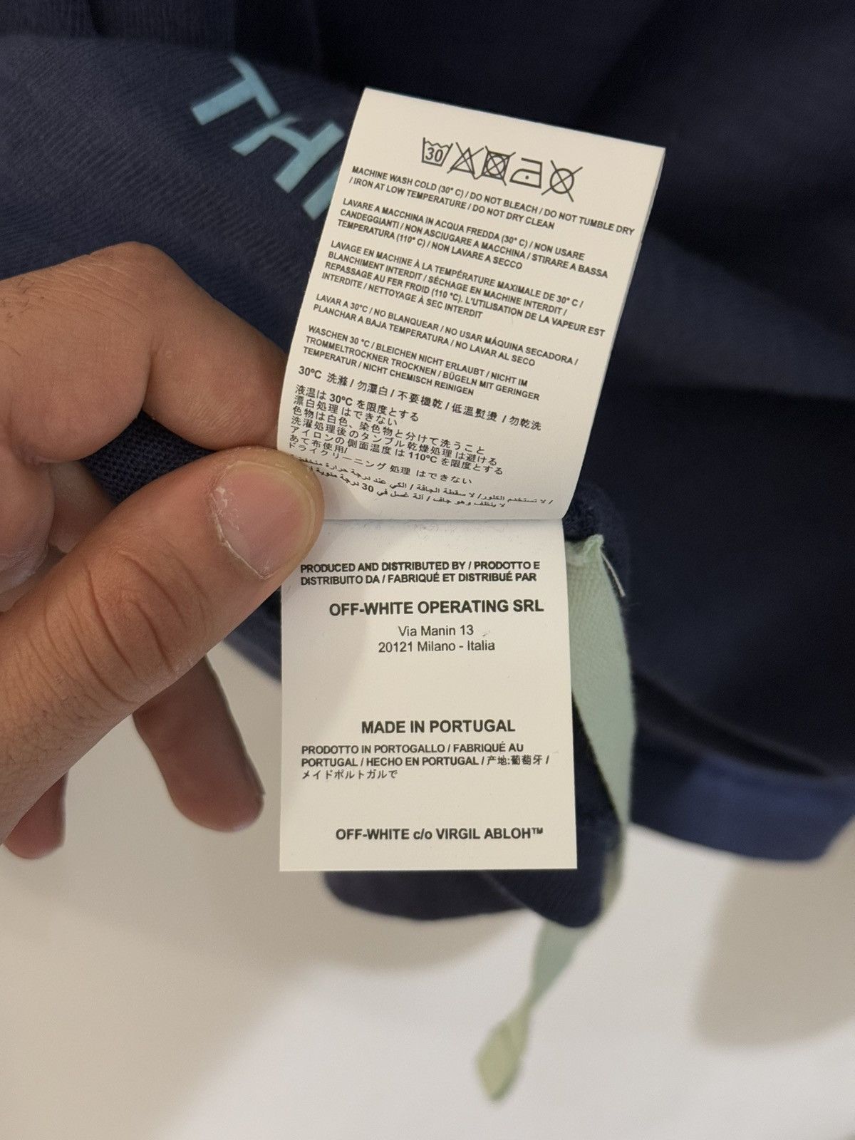 Off-White OFF WHITE CARAVAGGIO SS18 Size US M / EU 48-50 / 2 - 8 Thumbnail