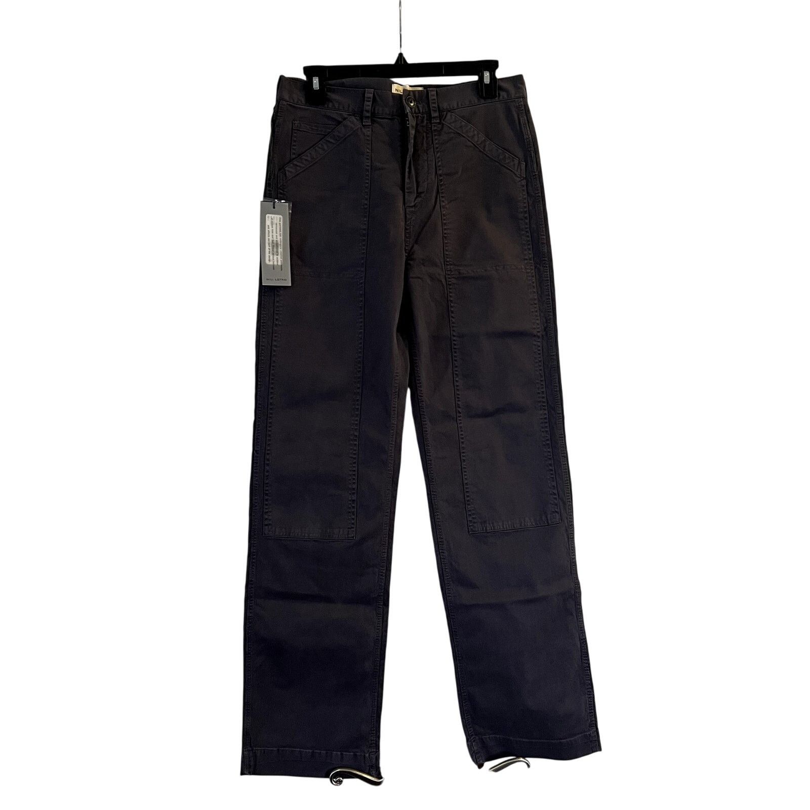 Nili Lotan Nili Lotan Tibault Vintage gray Cargo Straight Leg Pants 4 Size 27" / US 4 / IT 40 - 2 Thumbnail