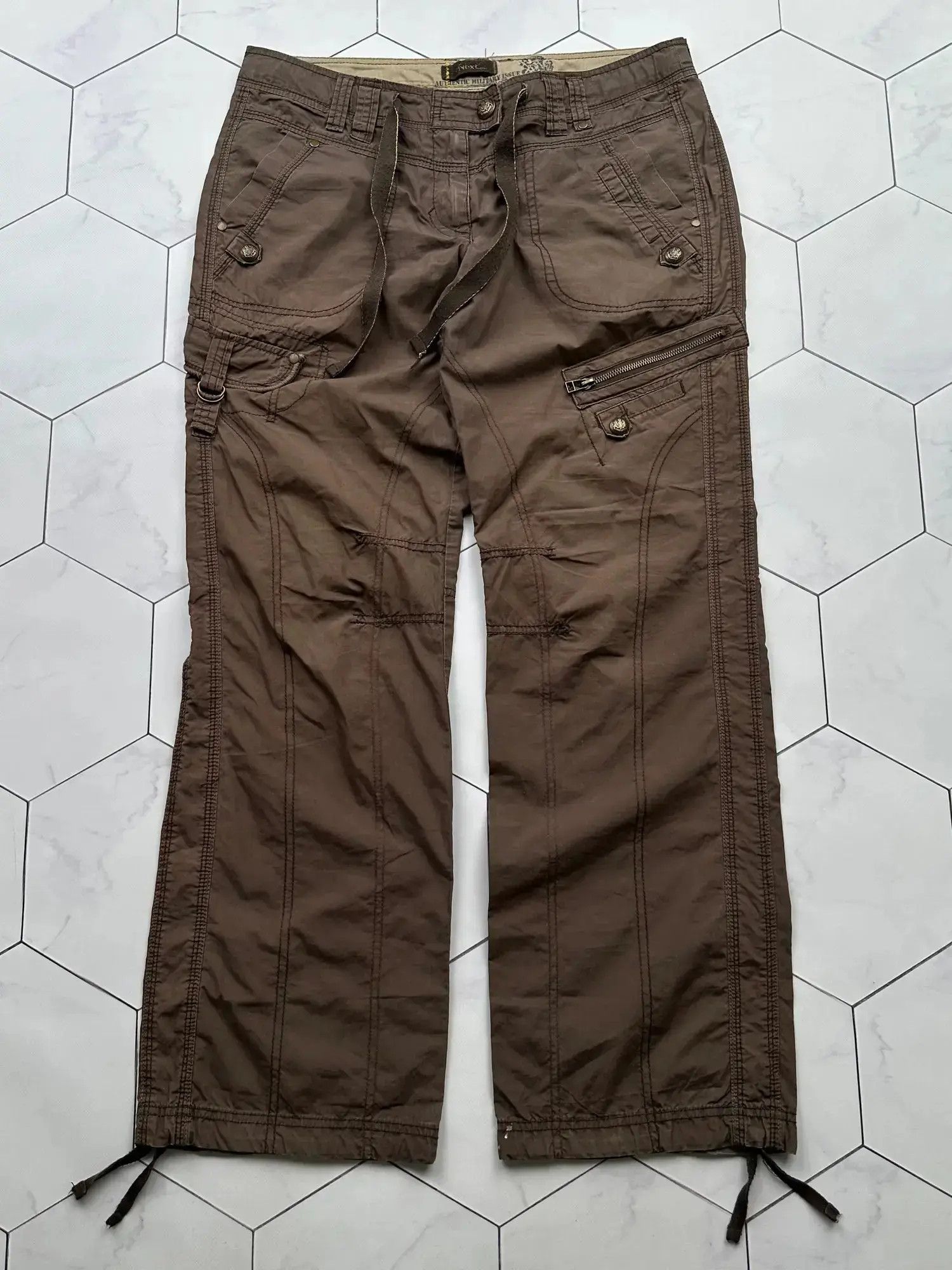 Vintage Vintage Wide Cargo Pants (B440)E2 Size 27" / US 4 / IT 40 - 1 Thumbnail