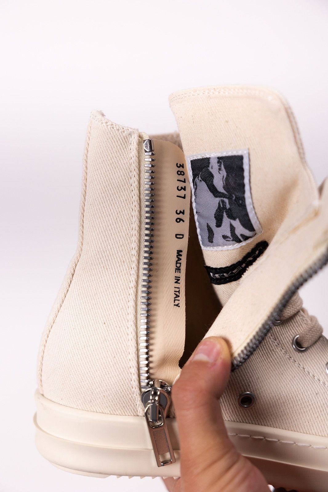 Rick Owens × Rick Owens Drkshdw Rick Owens DRKSHDW High Top Sneakers Size US 6 / IT 36 - 12 Thumbnail