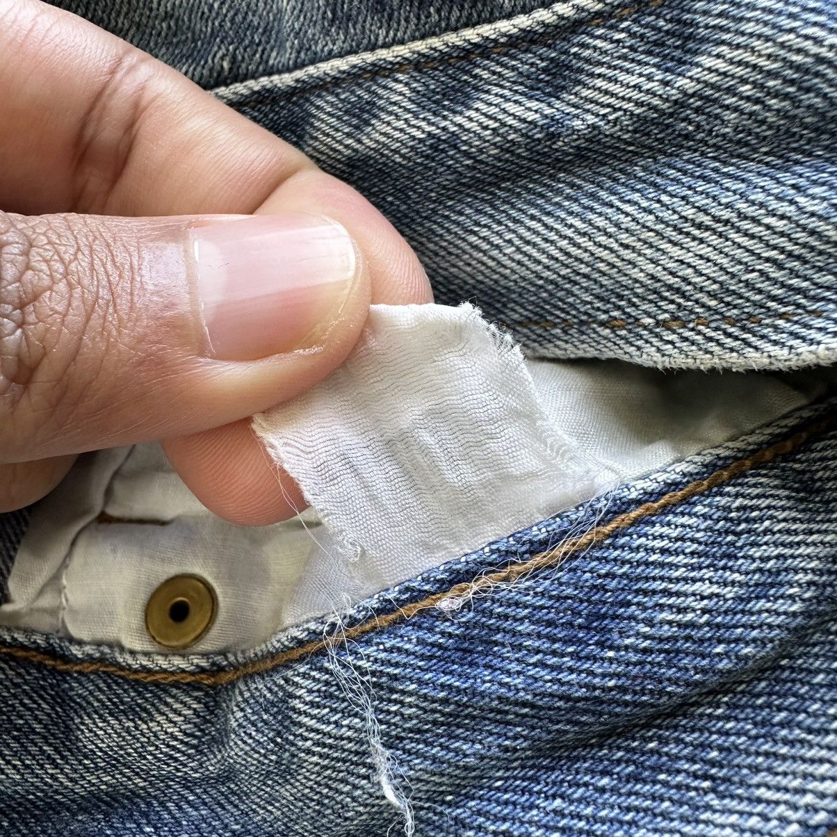 Japanese Brand Vintage Japanese Distressed Jean Sick Denim Pant W32 Size US 32 / EU 48 - 8 Thumbnail