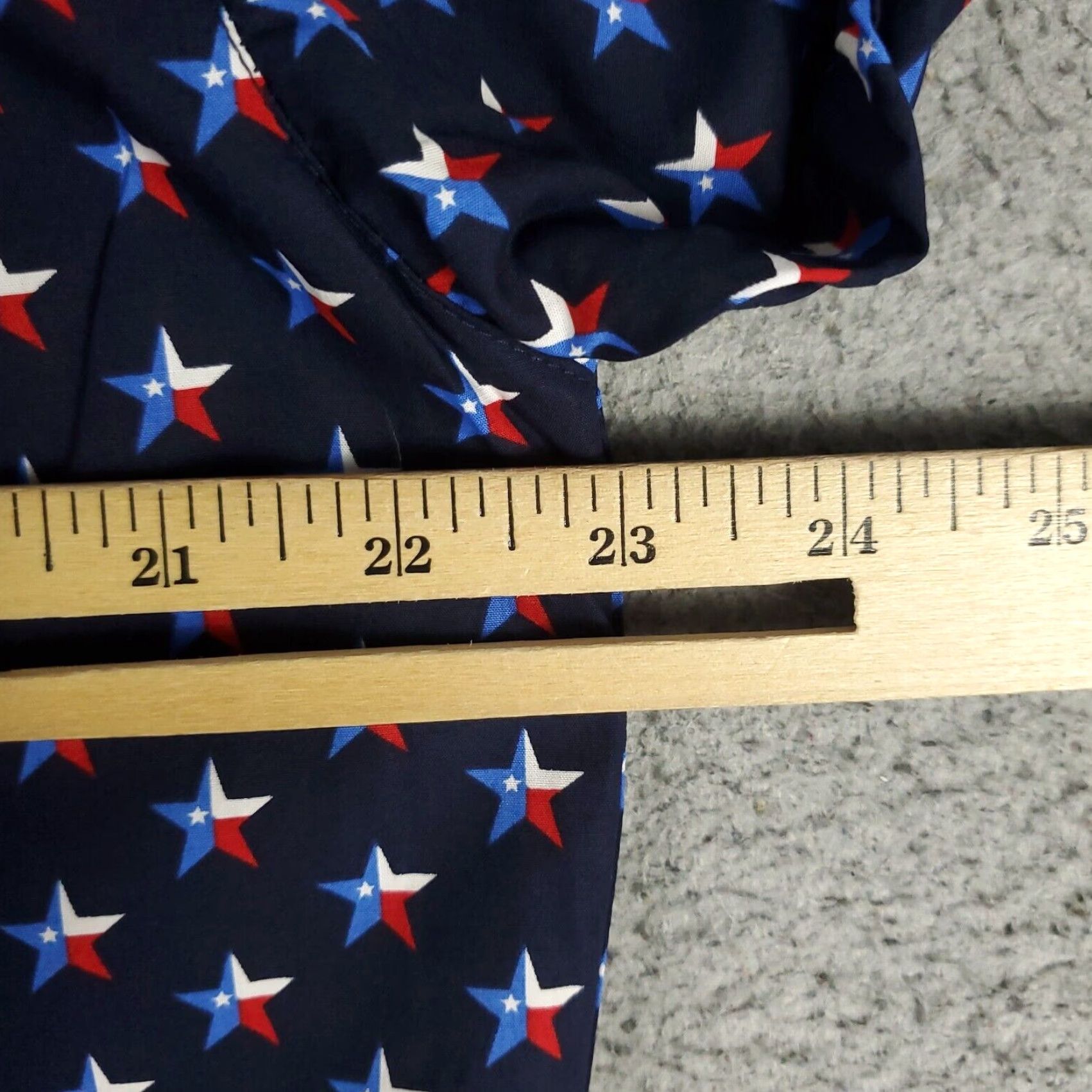 Ariat Ariat Shirt Mens Medium Blue Western Pearl Snap Button-Up Long Sleeve Star Print Size US M / EU 48-50 / 2 - 6 Thumbnail